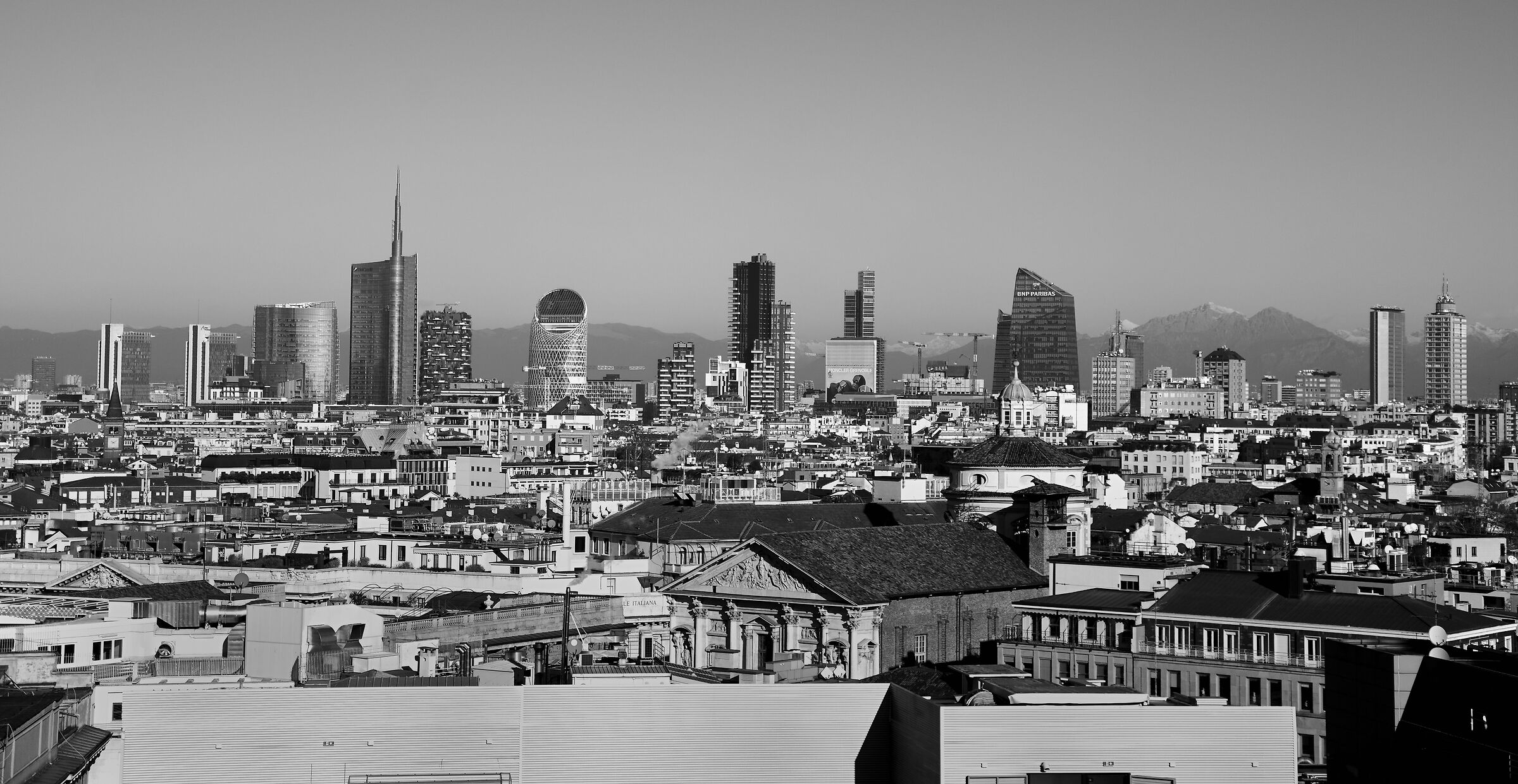 Skyline Milano Duomo