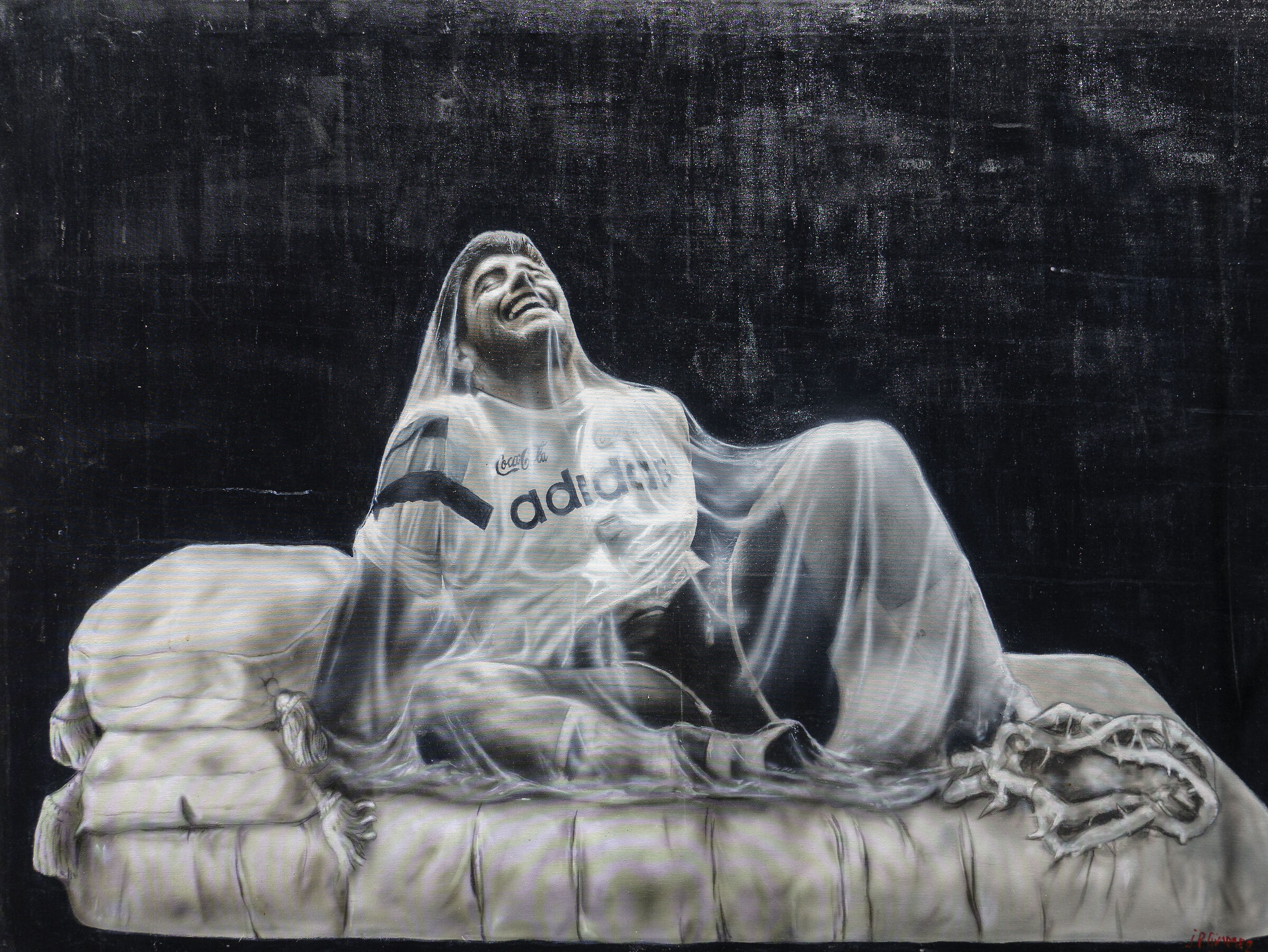 Largo Maradona - Diego velato