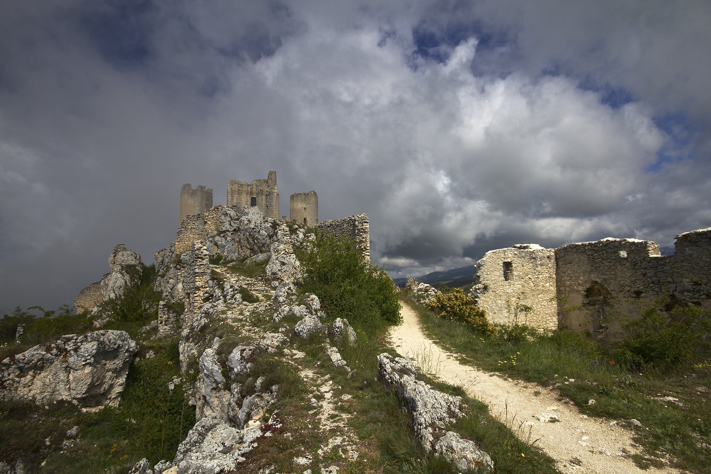 The fortress of Ladyhawke