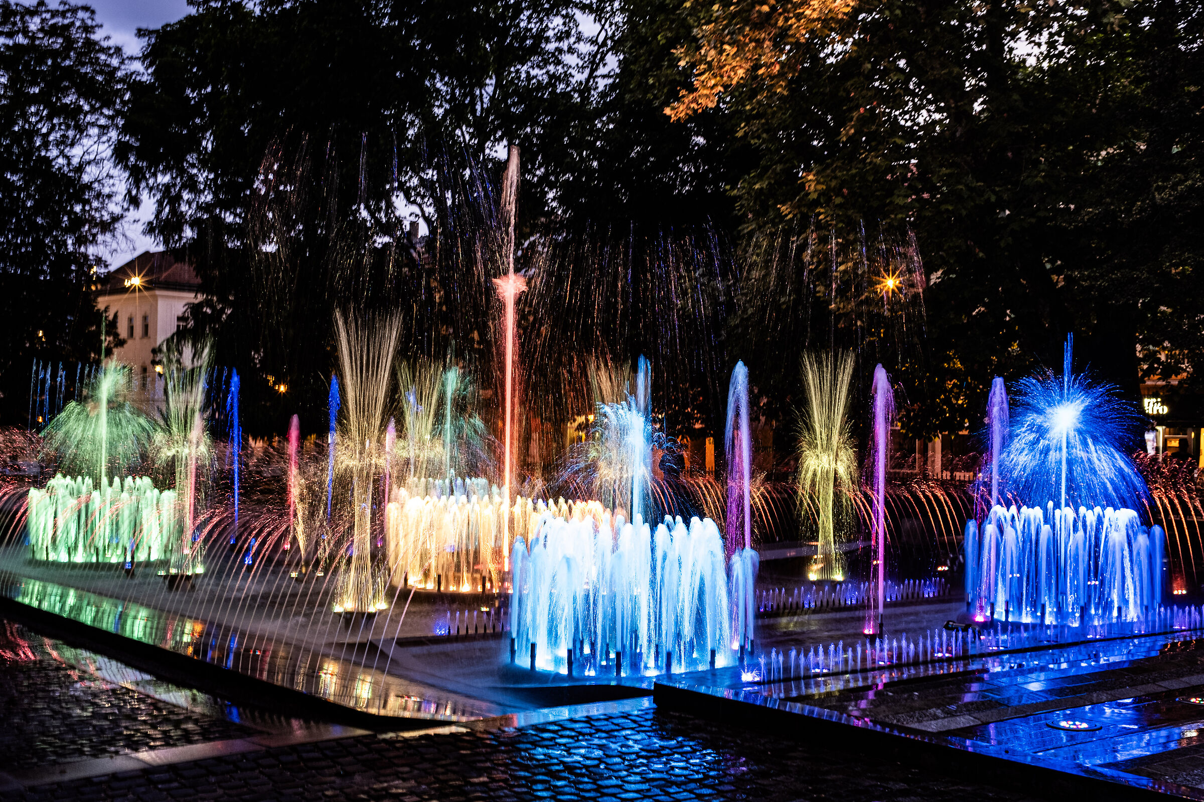 Musical fountain