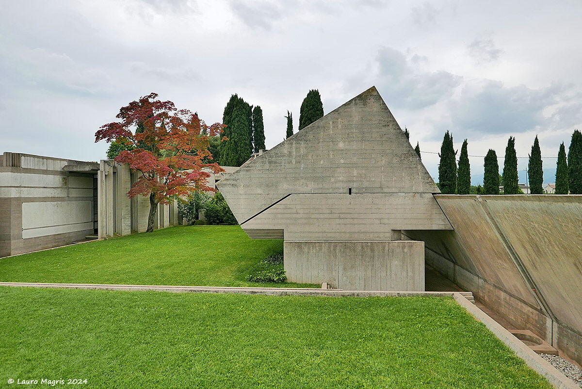 East façade of the family shrine