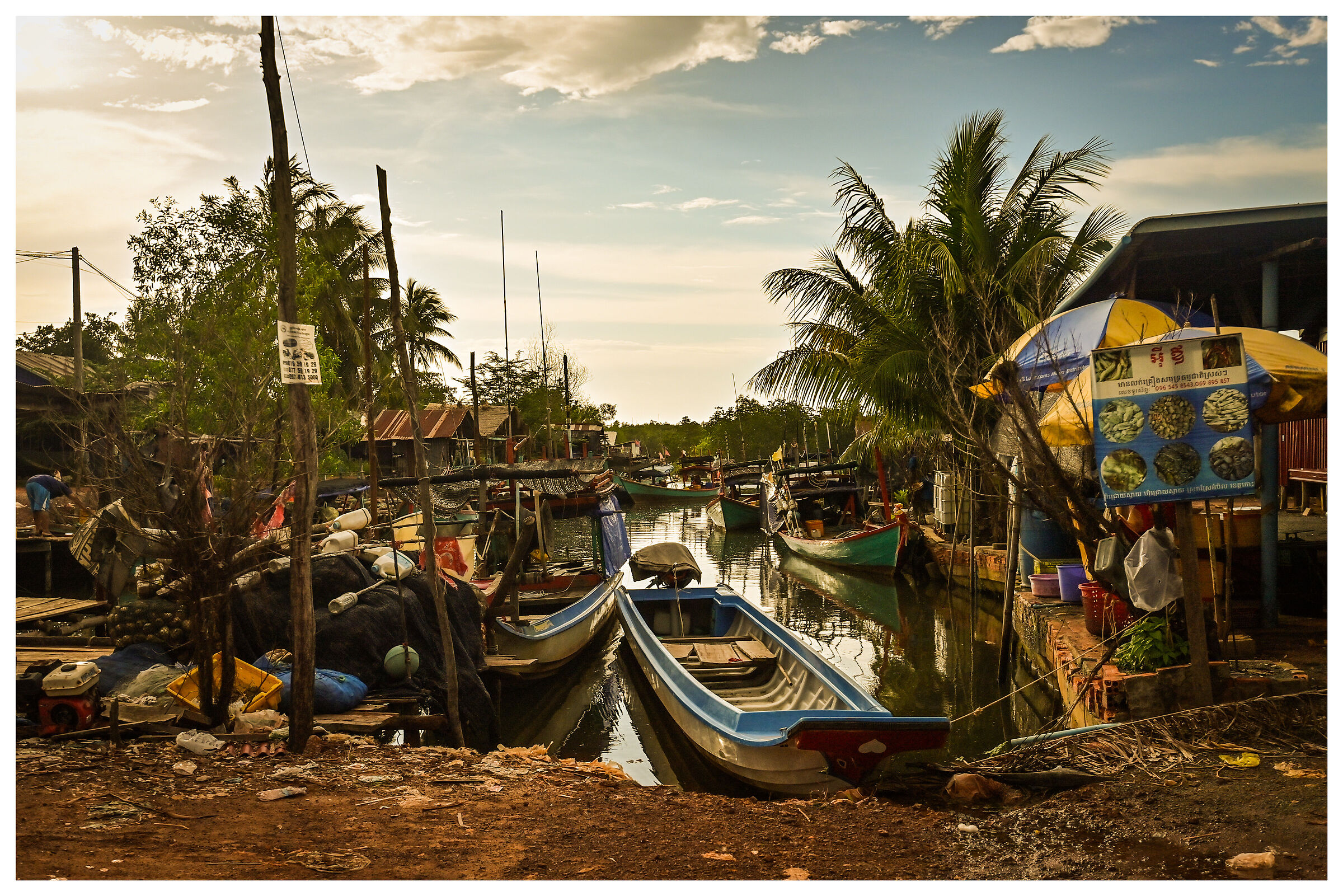 Fishing village Cambodia