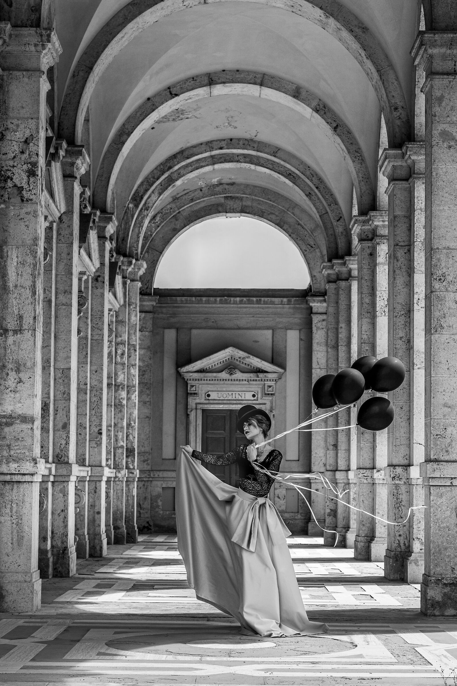 The Lady with Baloons