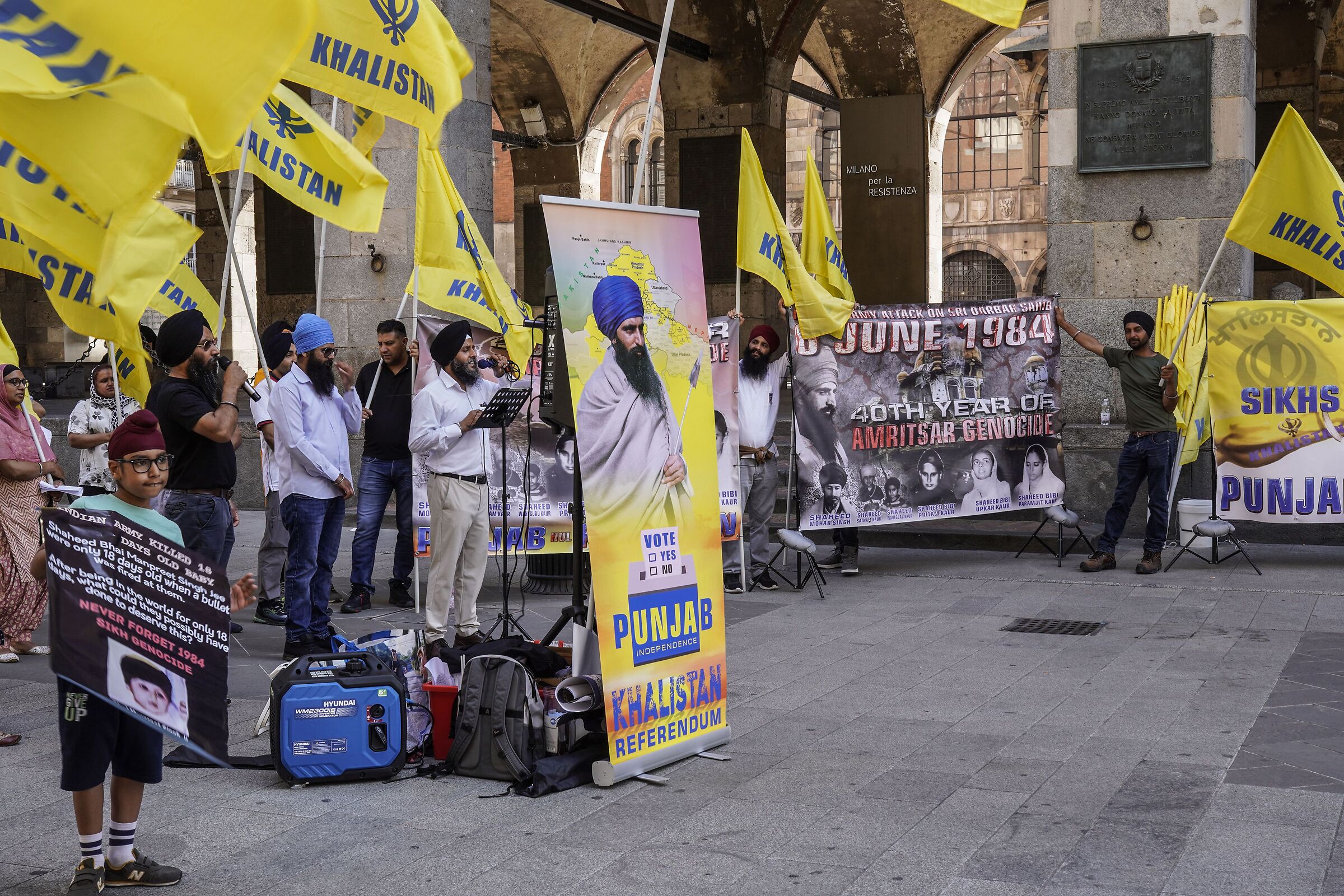 Sikh demonstration for Punjab independence -1