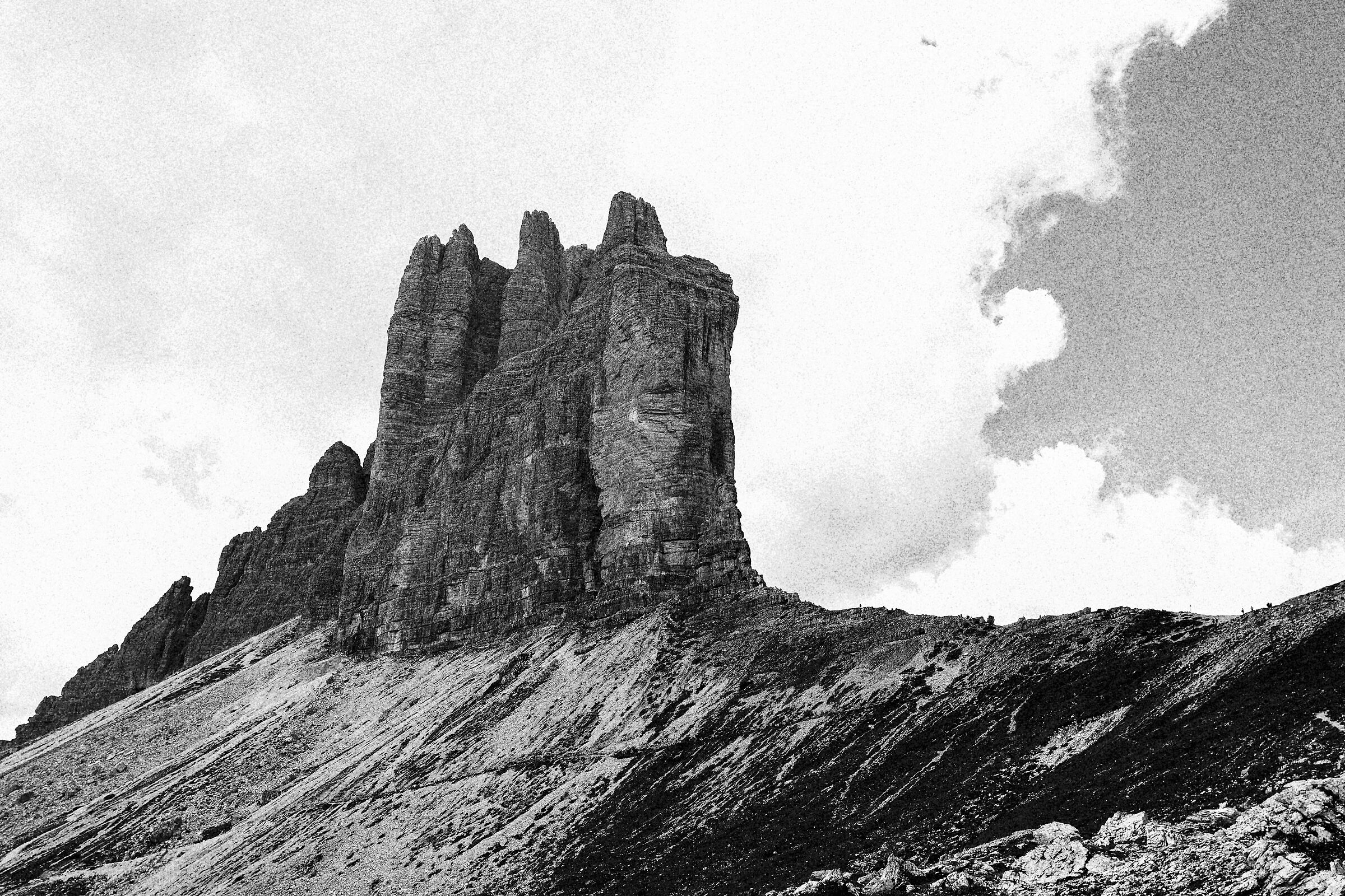 L'altra faccia delle Tre Cime