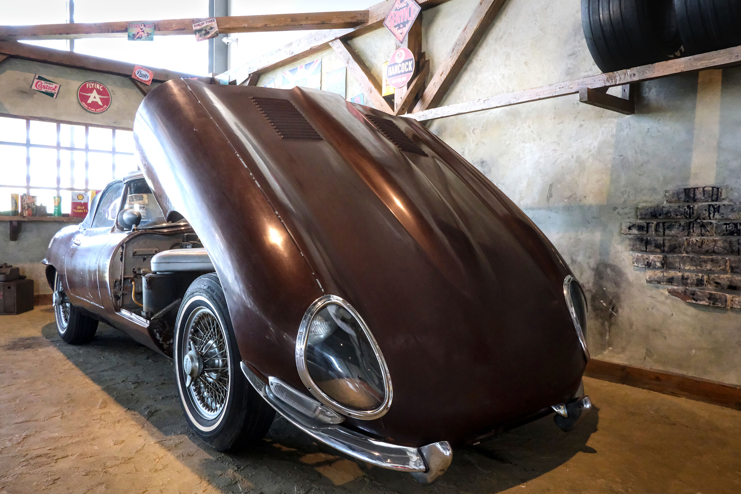 in the Old Car Museum