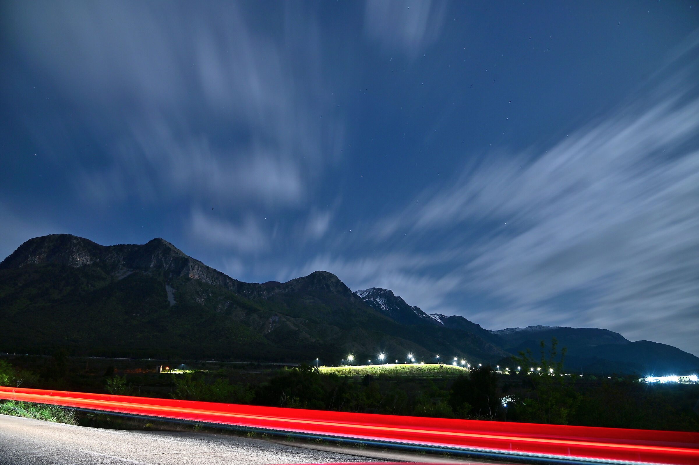 Under the moonlight. Pollino Mountains