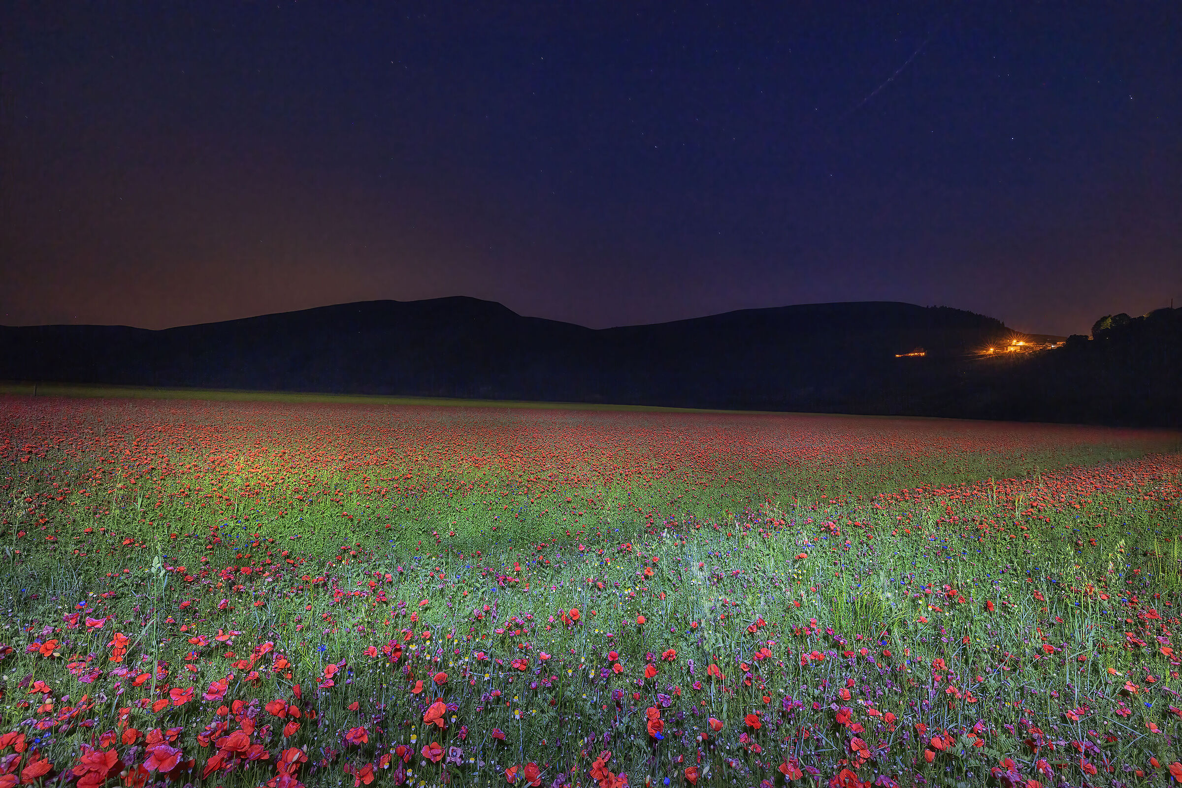 notturna a Castelluccio