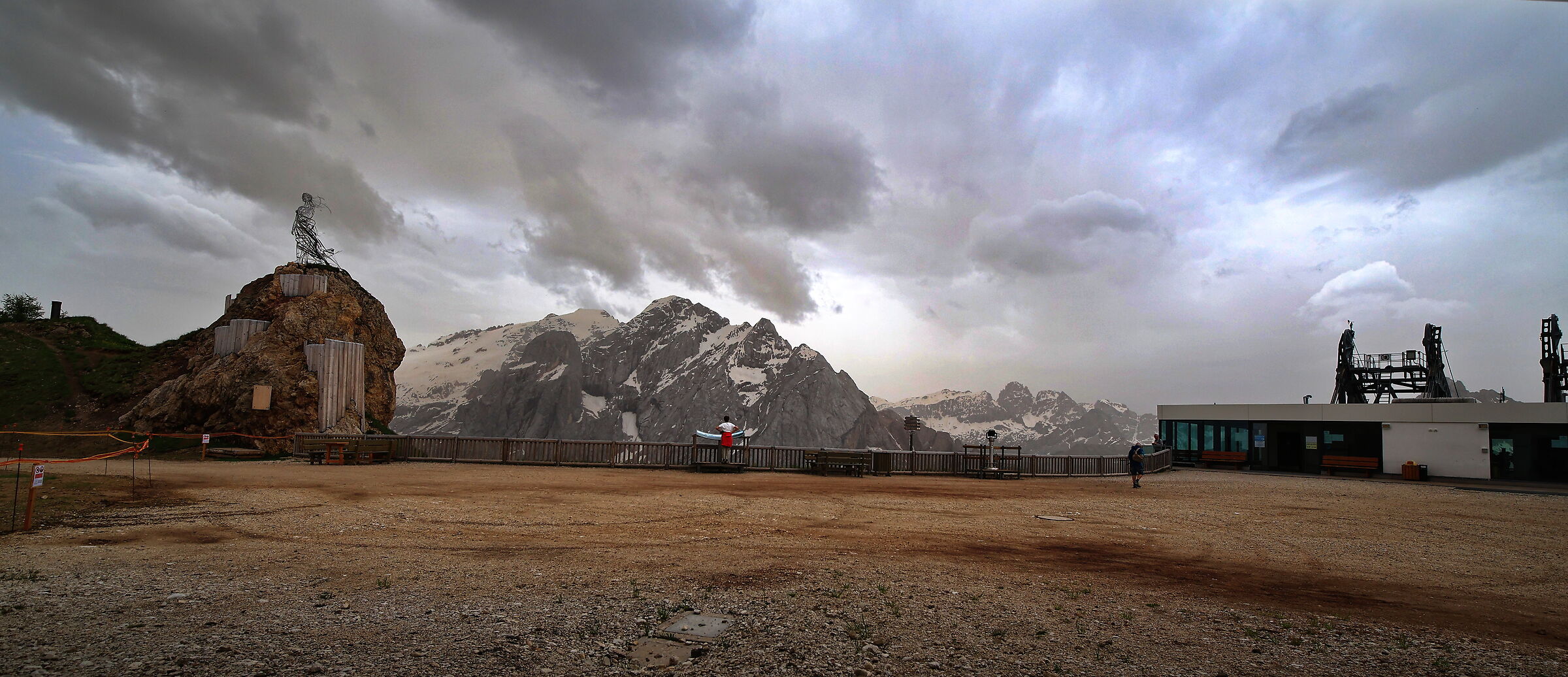 Marmolada from Col De Rossi-