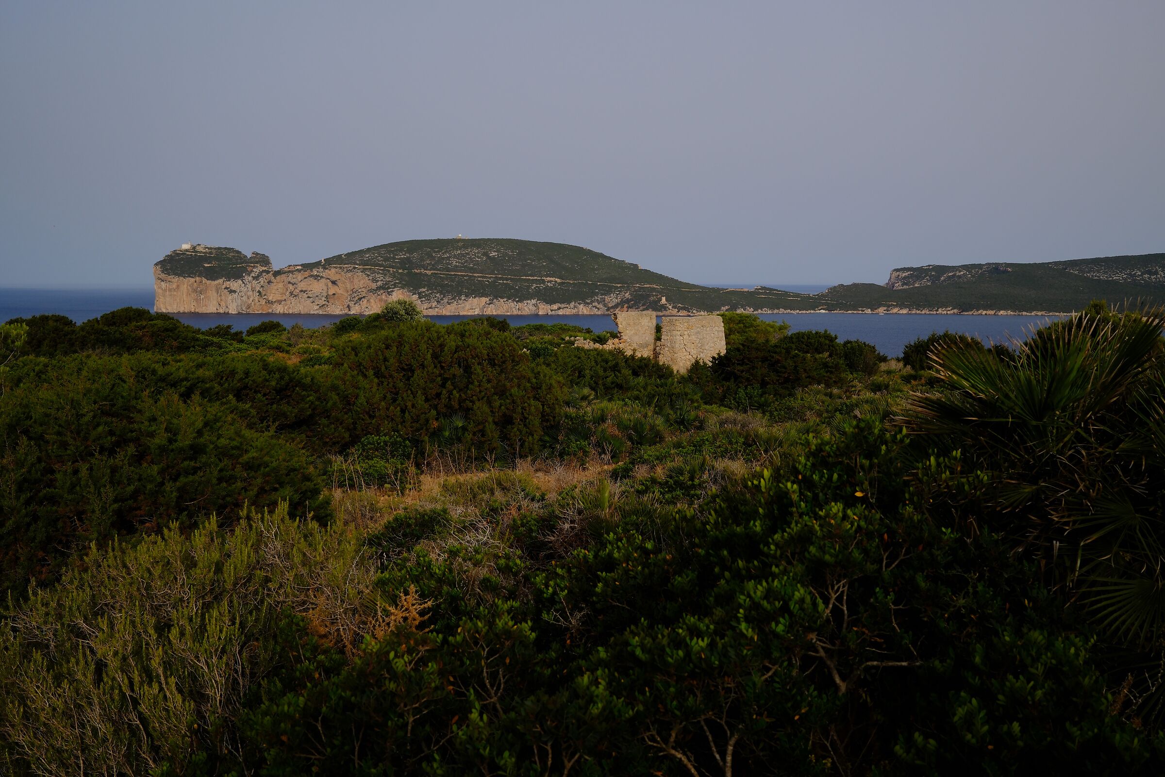 Capo Caccia and the base of the German Freya radar