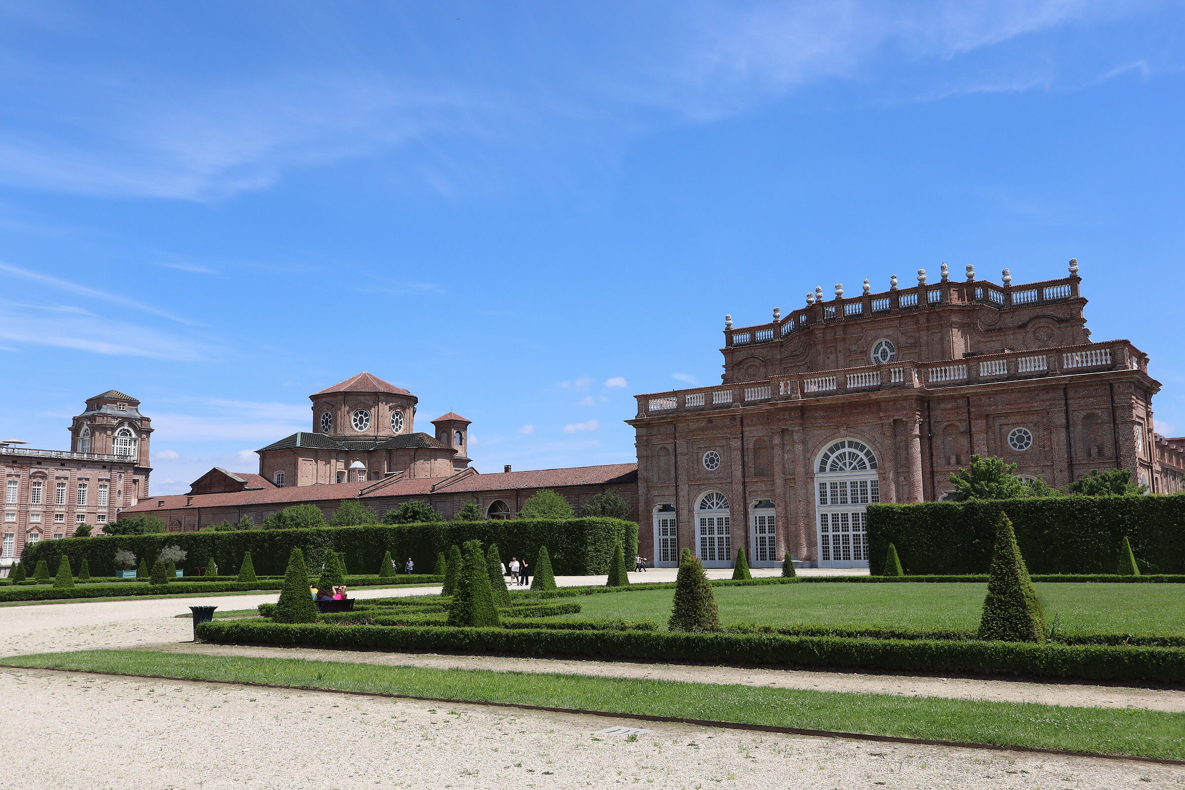 Eleganza dei giardini reali