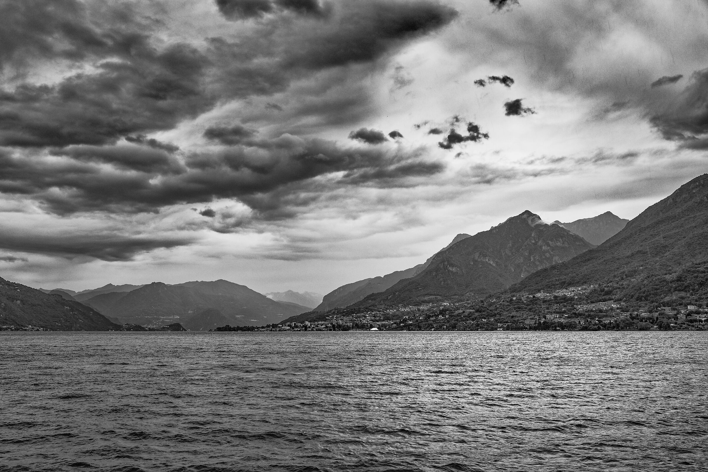 Maltempo sul Lago di Como