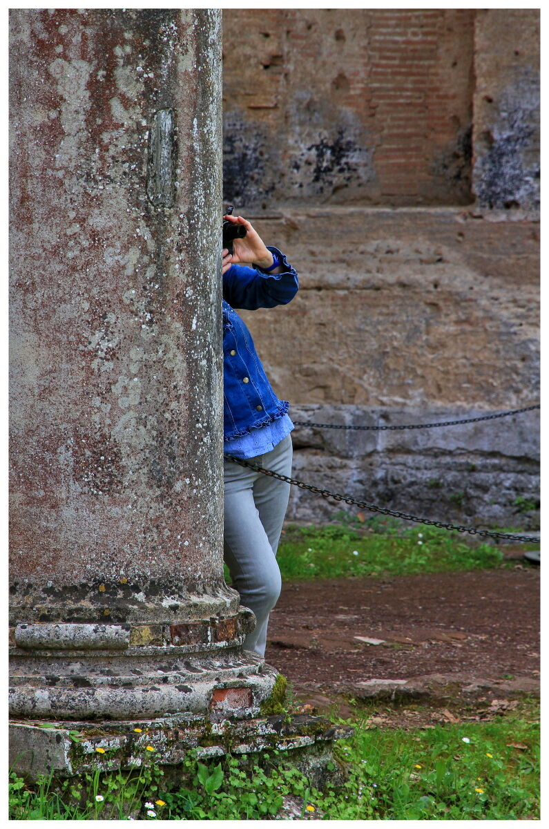 Photographing Hadrian's Villa - Tivoli