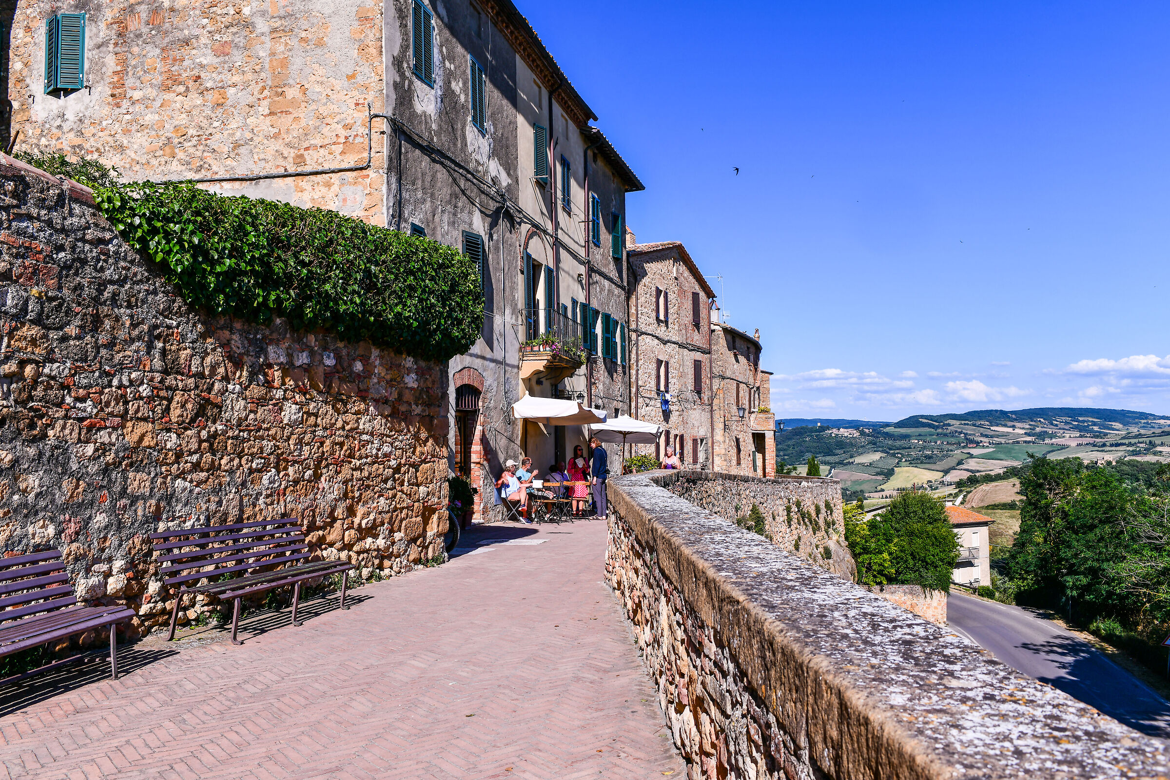 The Belvedere of Pienza on the Val d'Orcia
