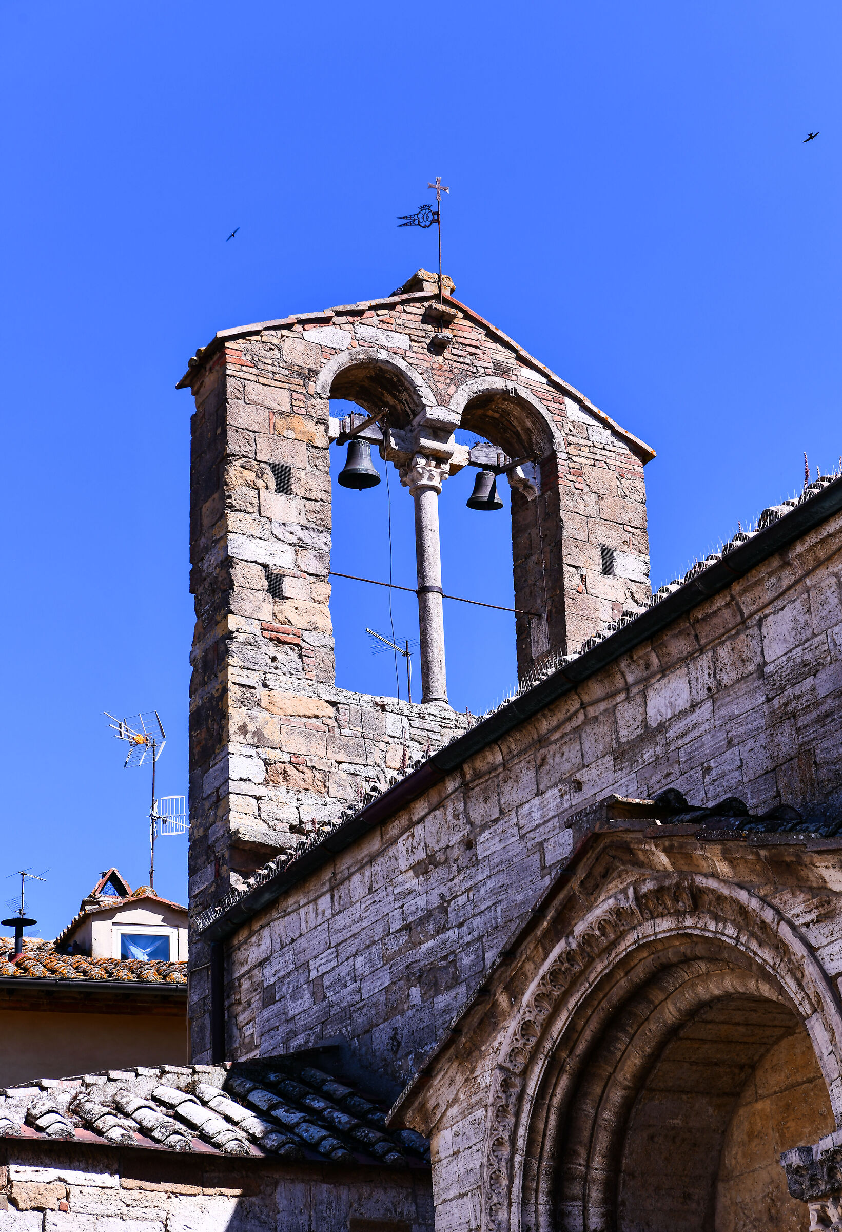 Minimalist bell tower