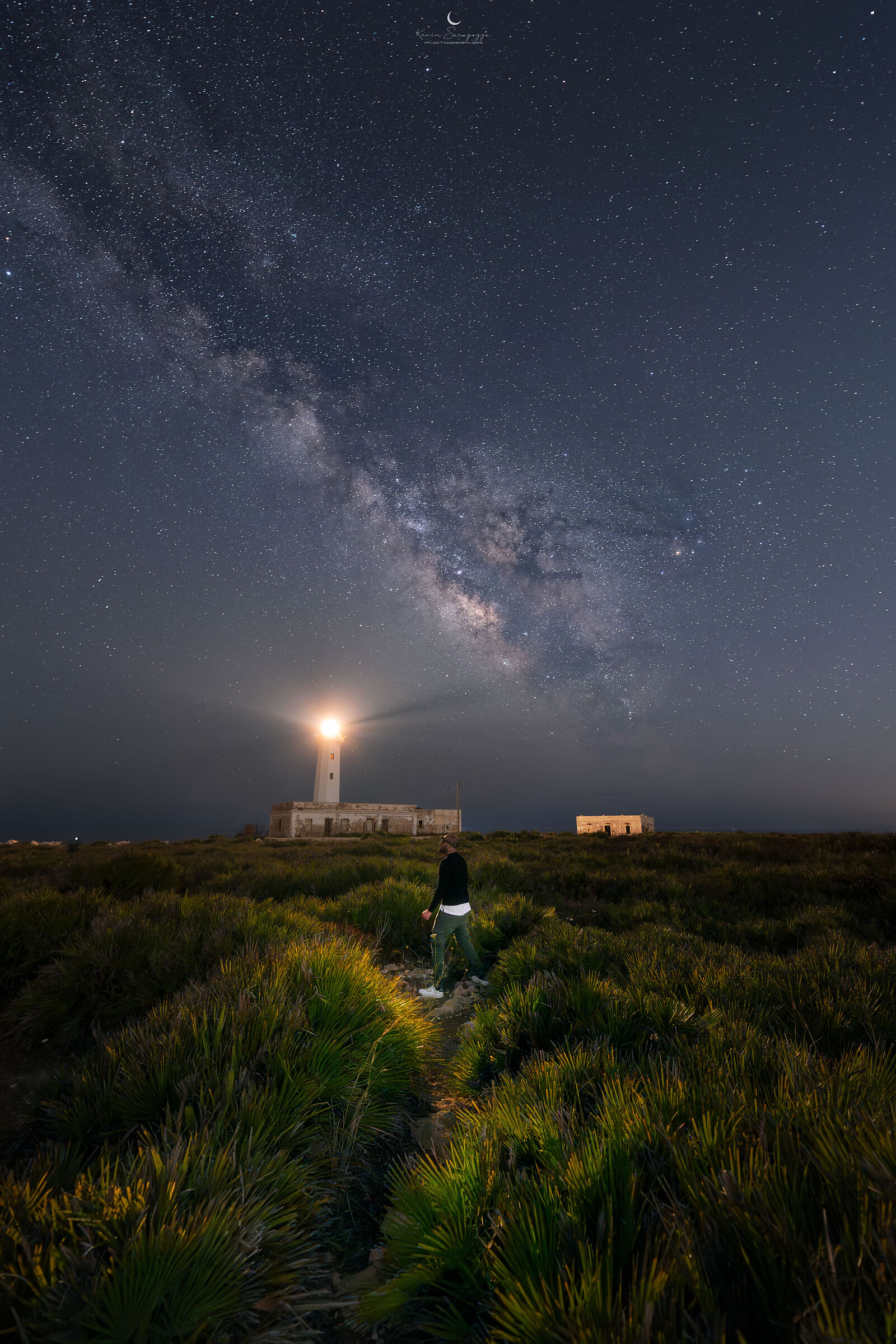The Lighthouse and the Milky Way