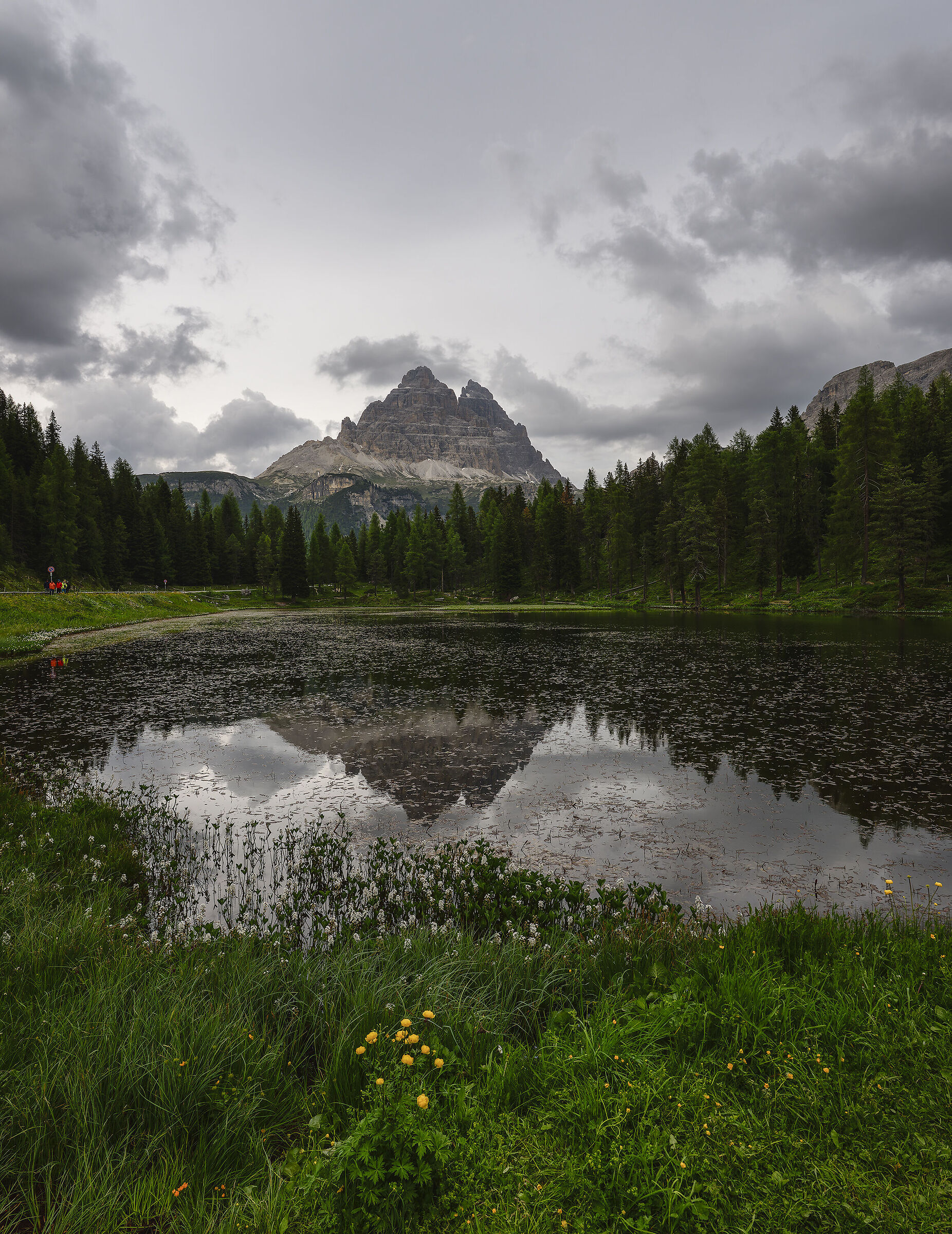 3 Cime e riflesso al Lago Antorno
