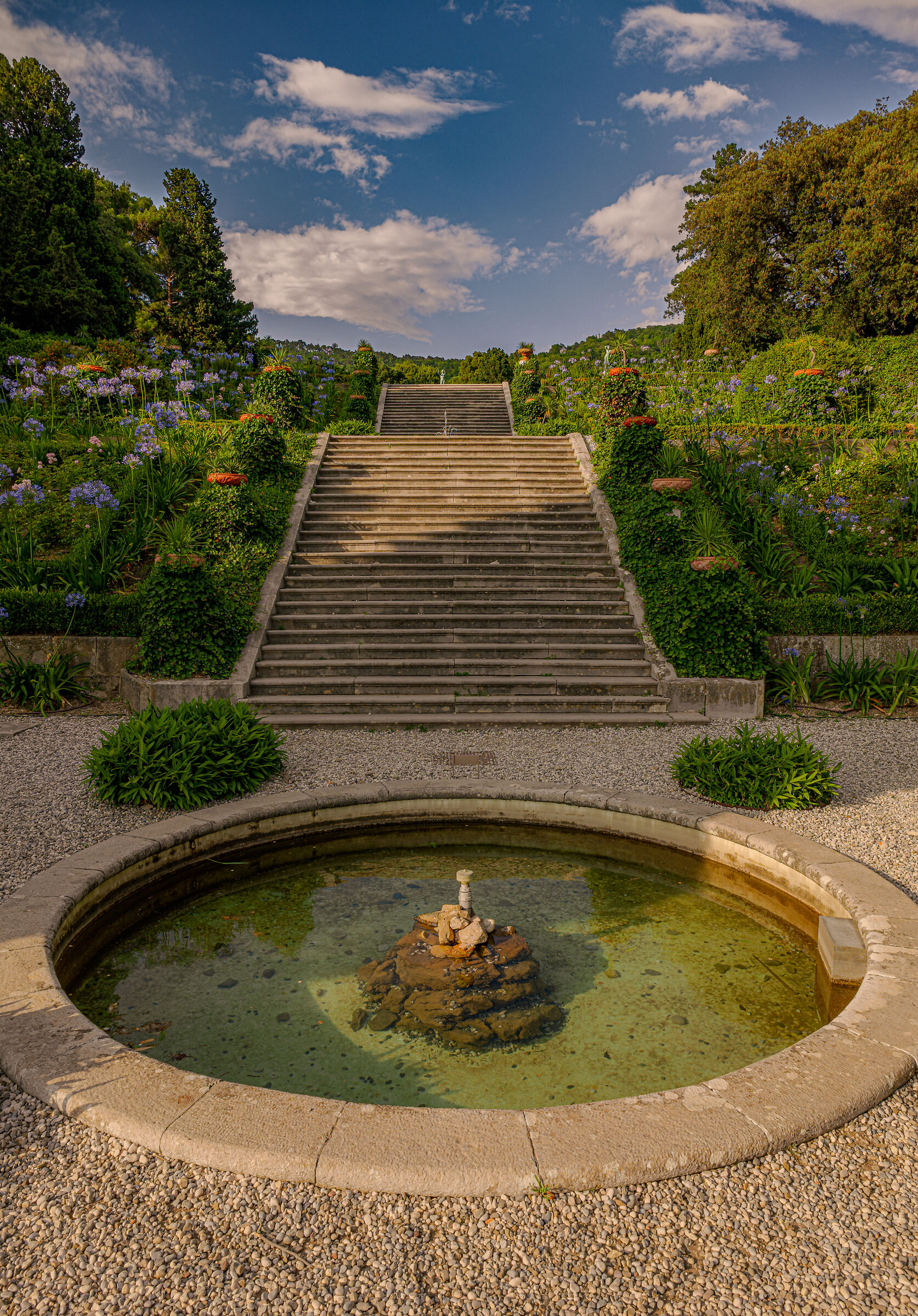 Walking among the castles