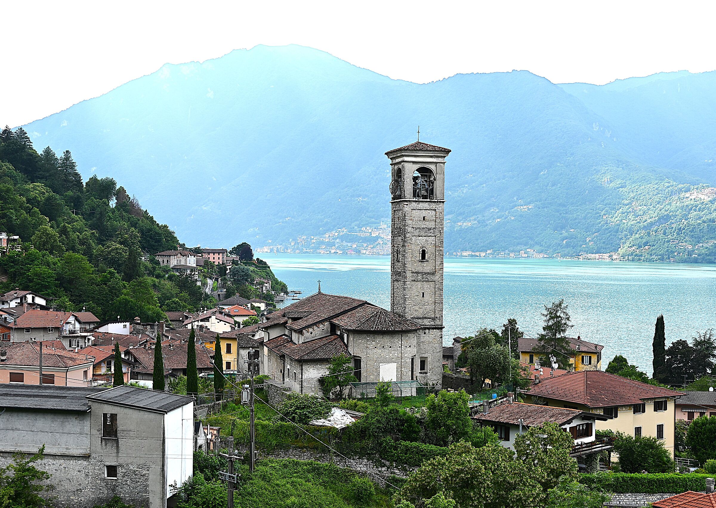 Osteno on Lake Lugano --Italy --