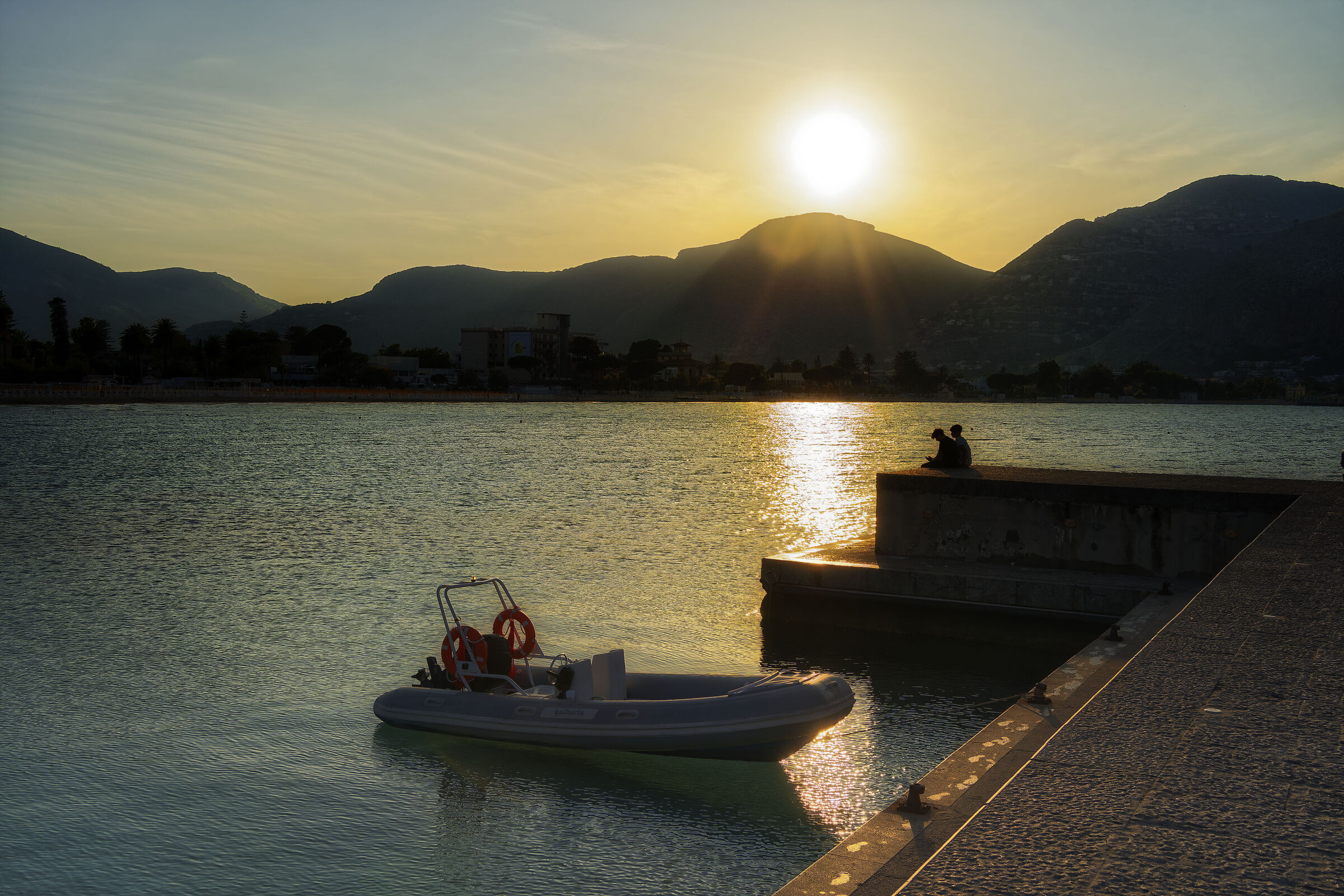 Sunset in Mondello