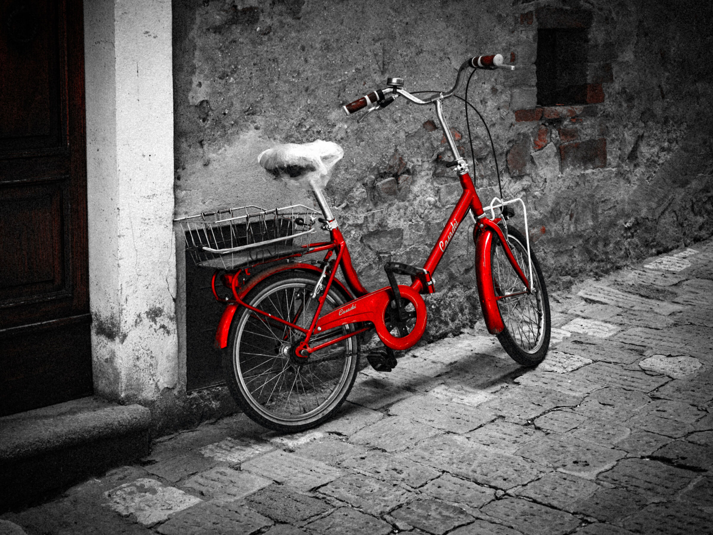 Red bike