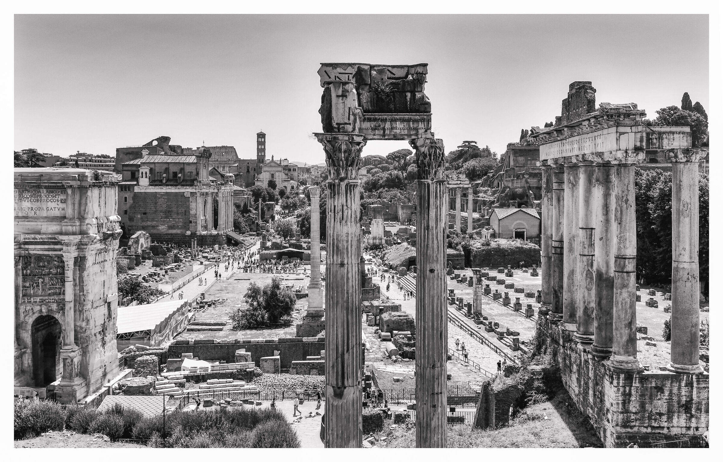The Roman Forum from the Tabularium