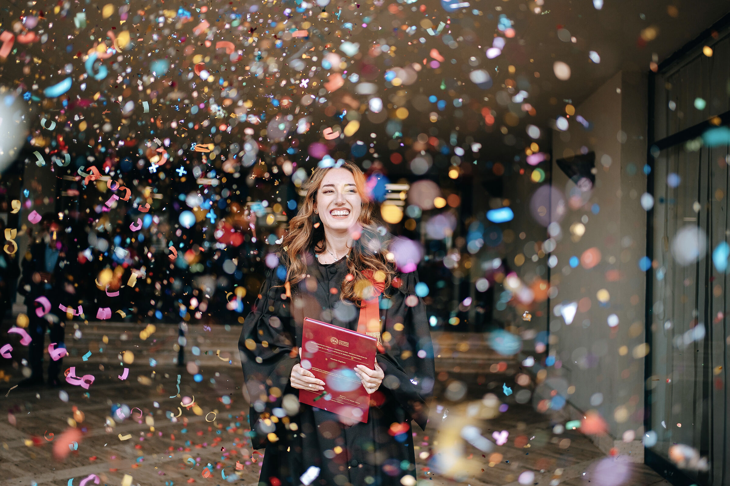 dottoressa tra i colori