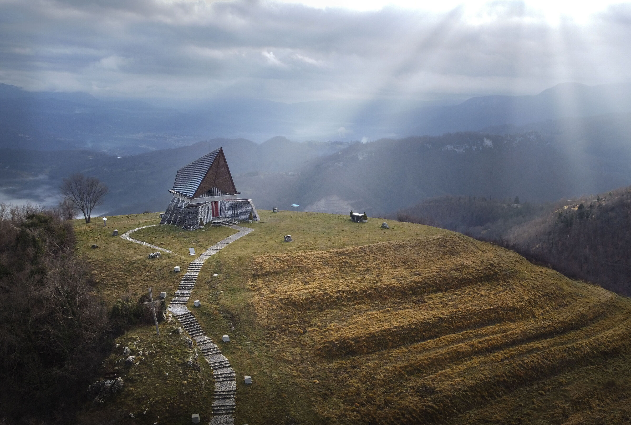 The Church of the Fallen... in Garfagnana