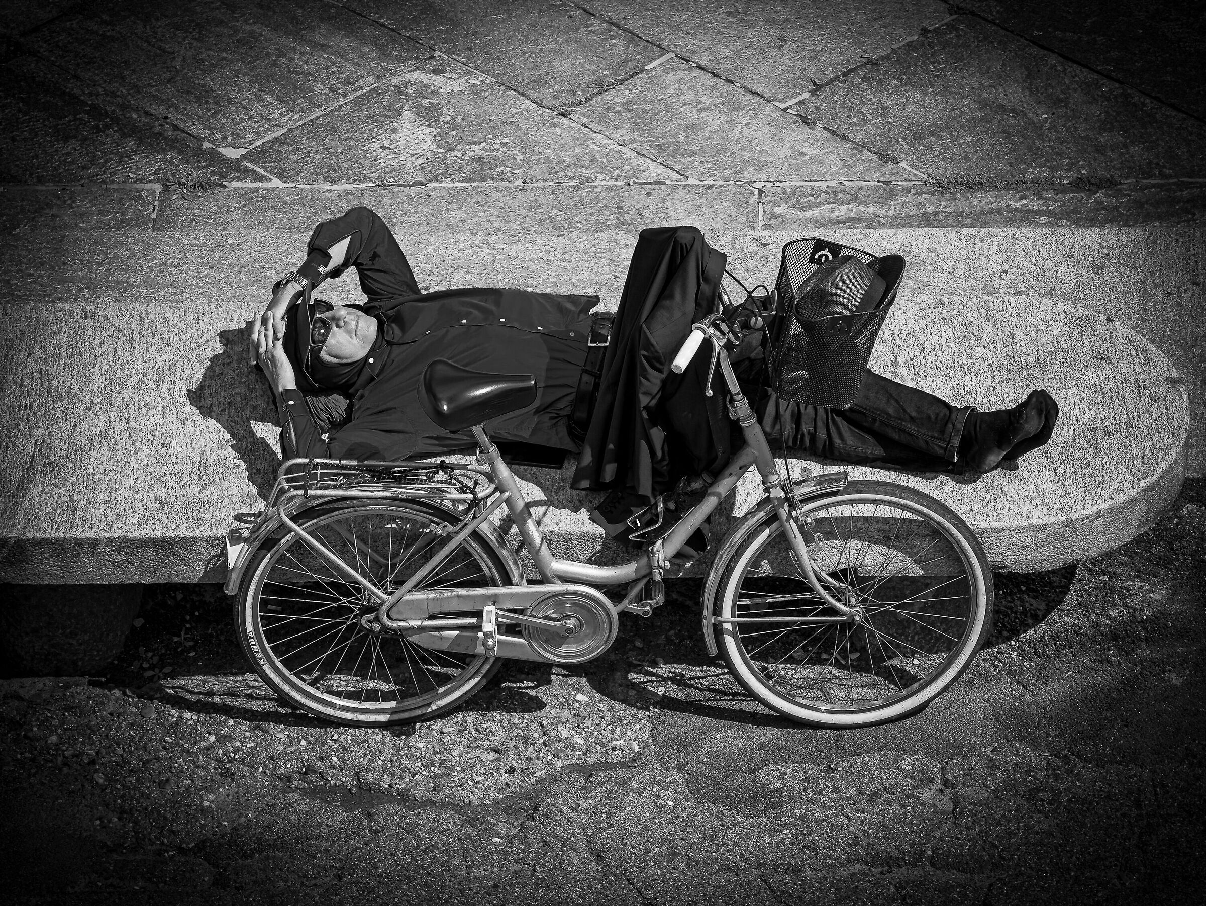 "Lo iettatore"...a riposo.