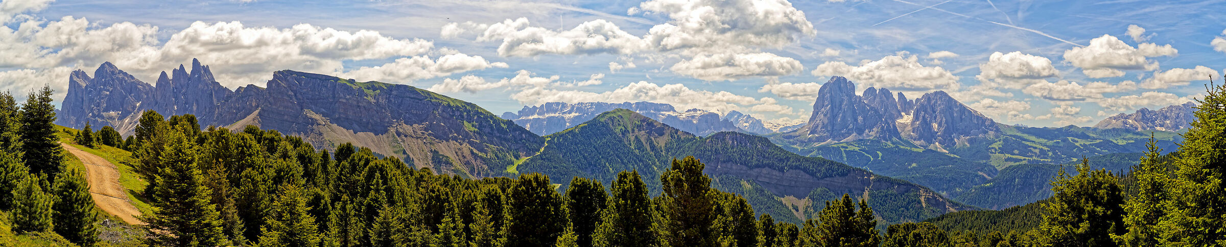 Panoramic view from Rasciesa
