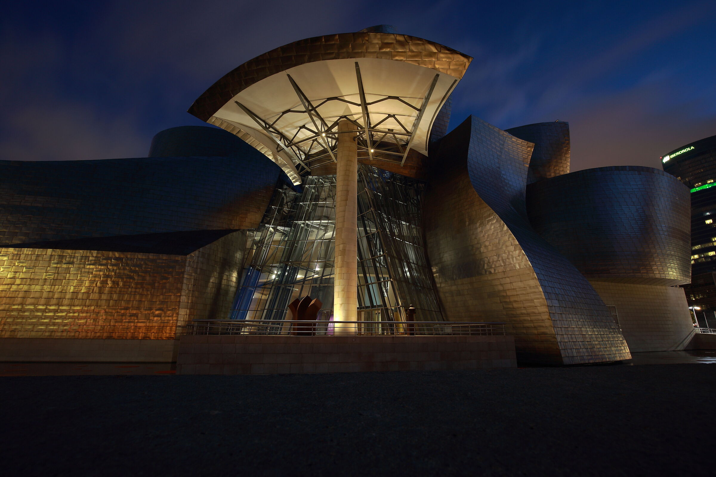 Guggenheim, incanto notturno