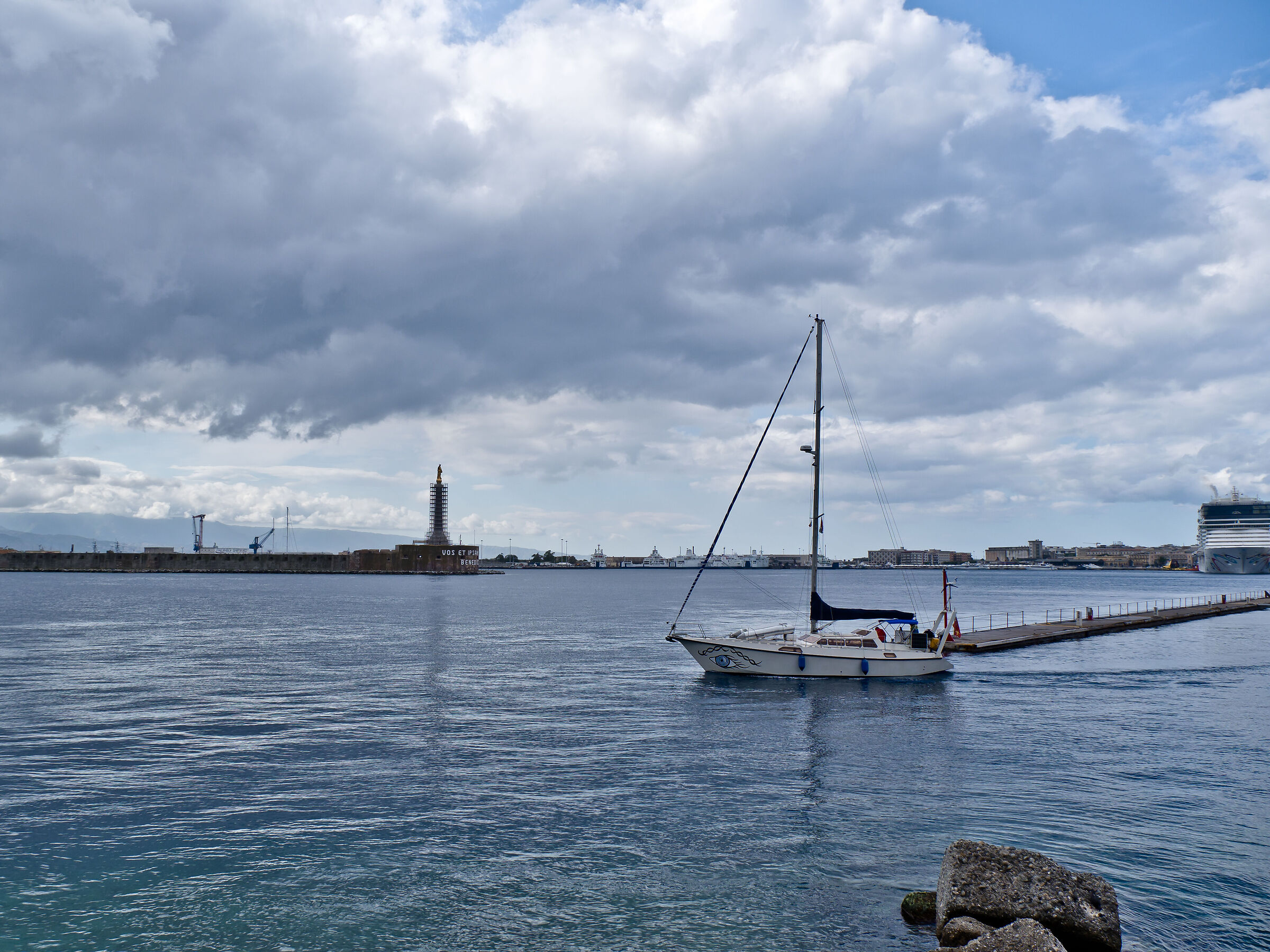 The port of Messina - Sicily