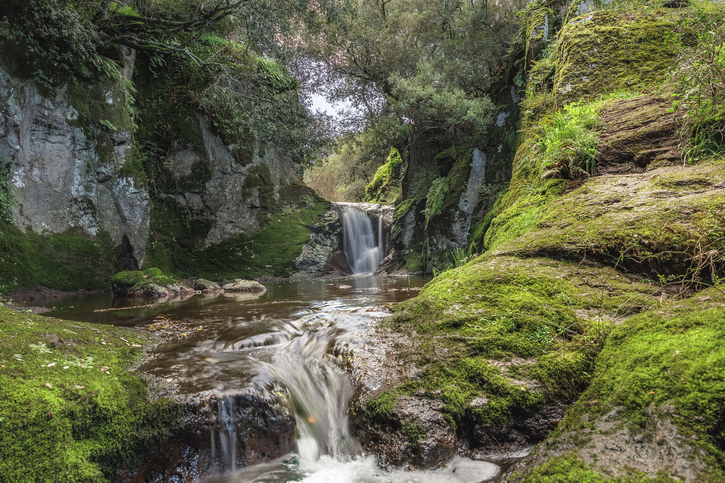 Pilchina di li Caaddaggi Waterfall, Sardinia