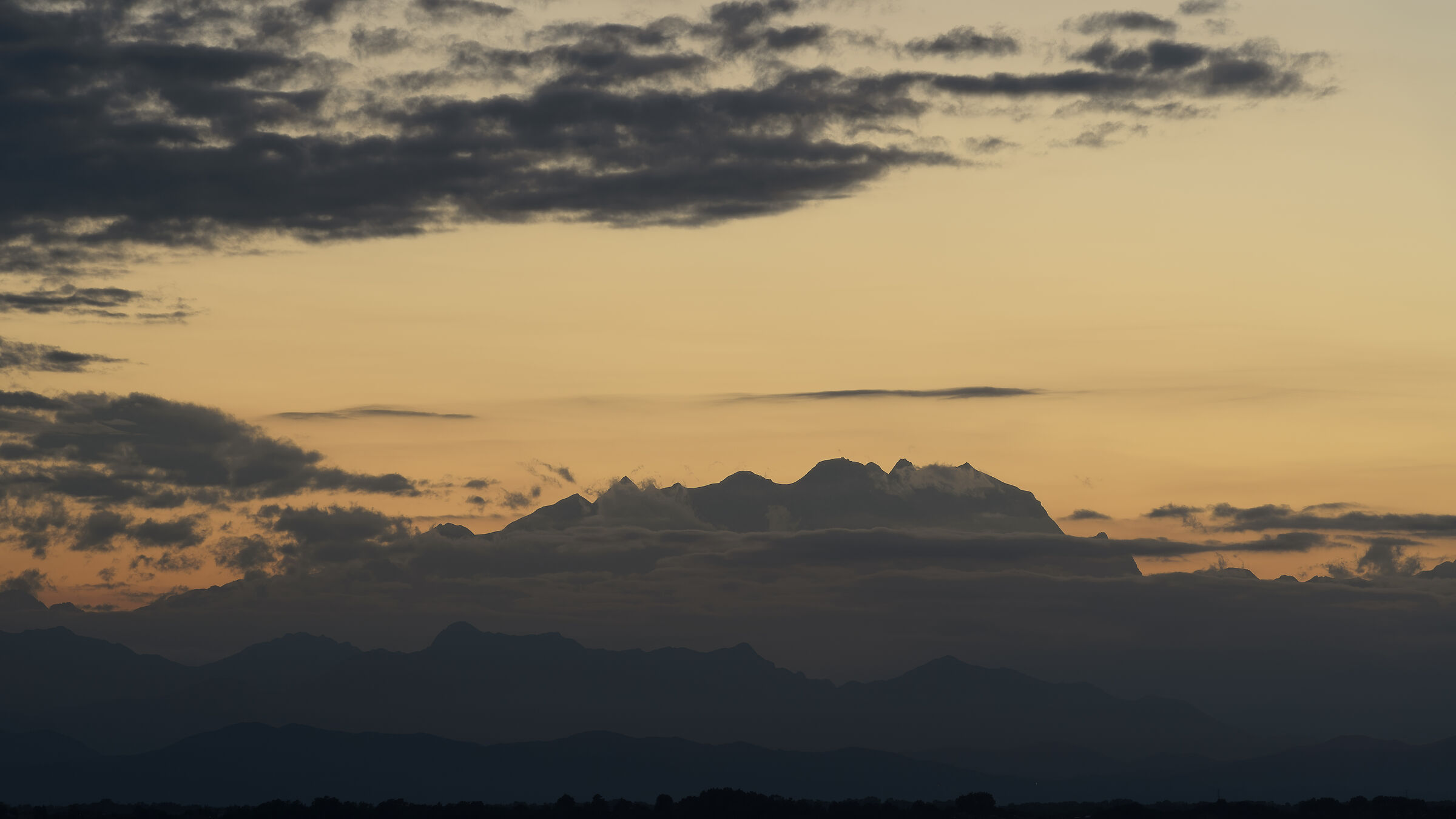 Monte Rosa nel tramonto del 4-7-24