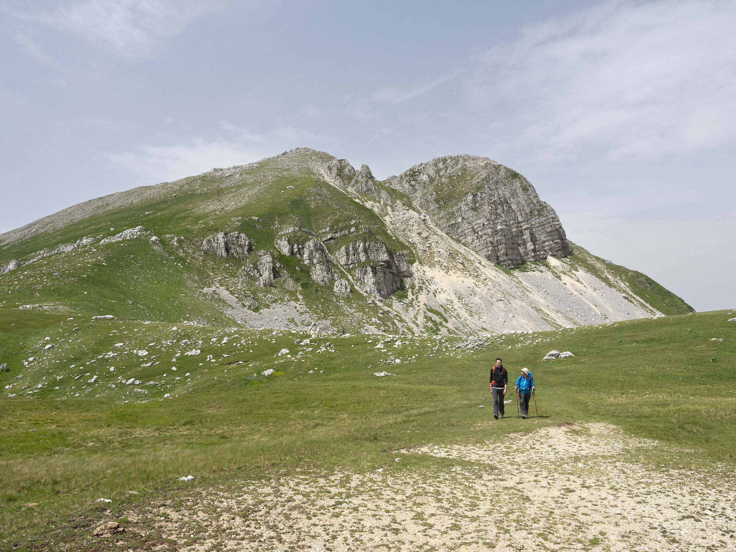 Scendendo dal Monte Meta