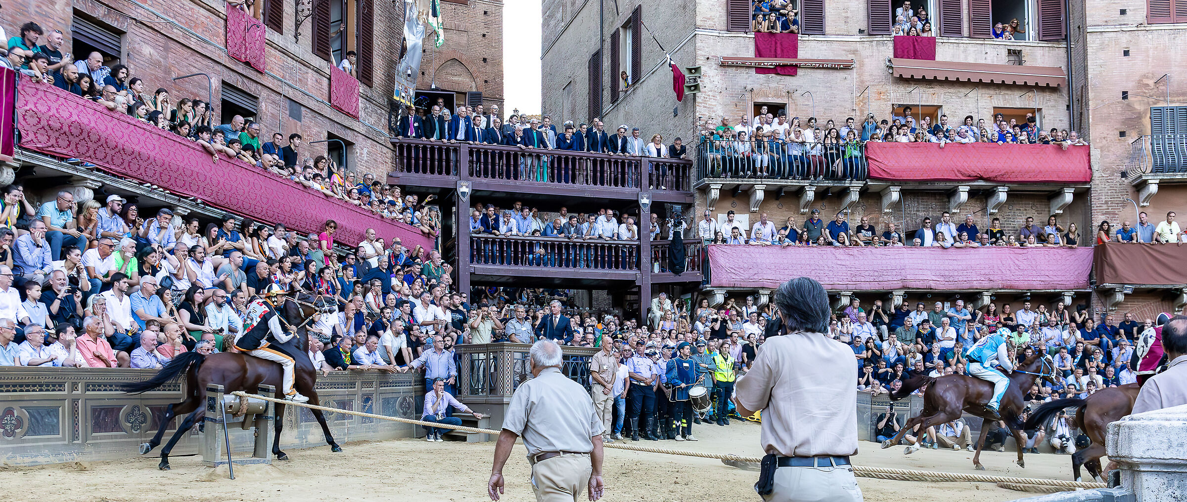 Start of the Palio, Siena 04 July 2024