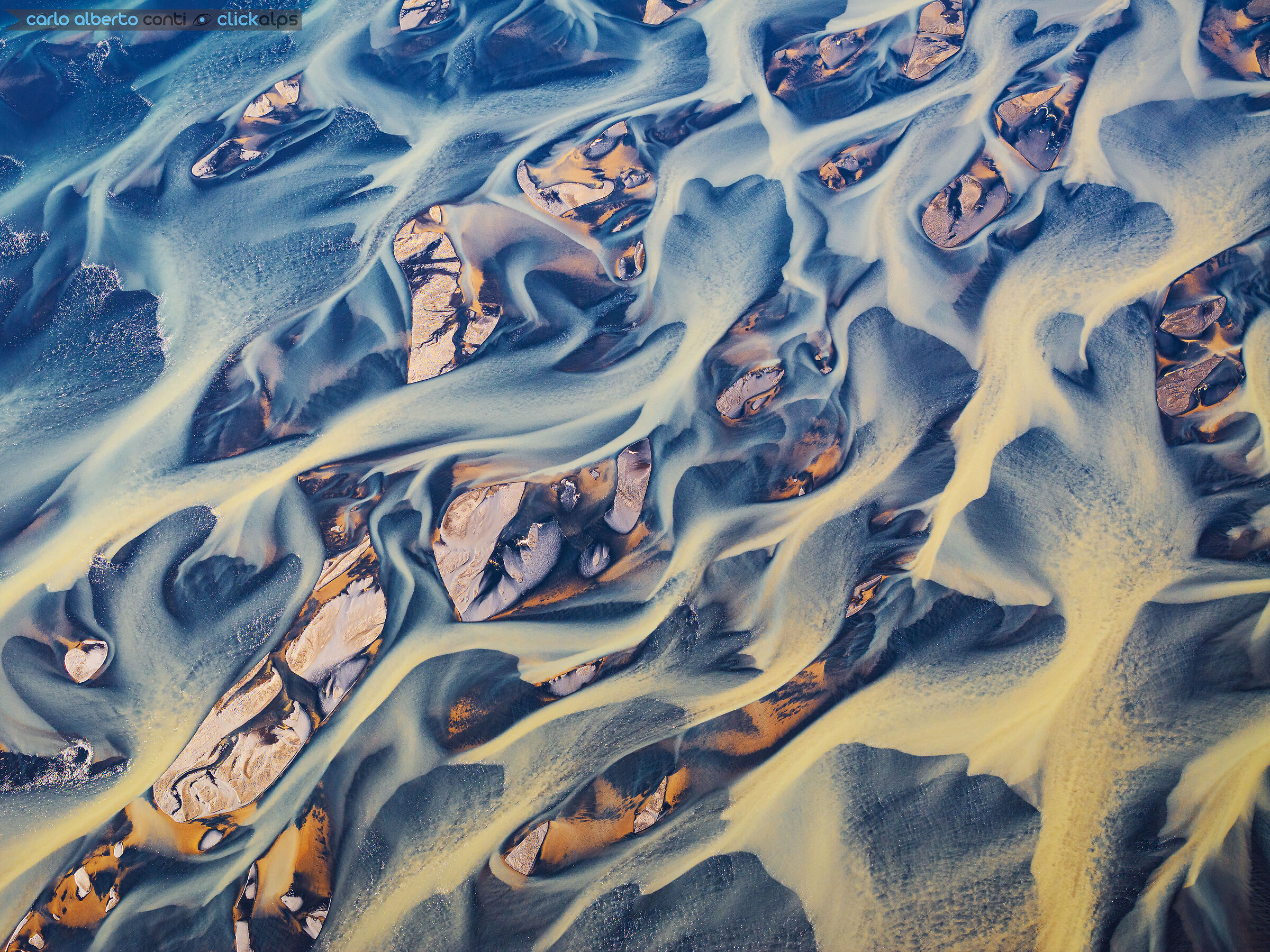 slow flow of the river