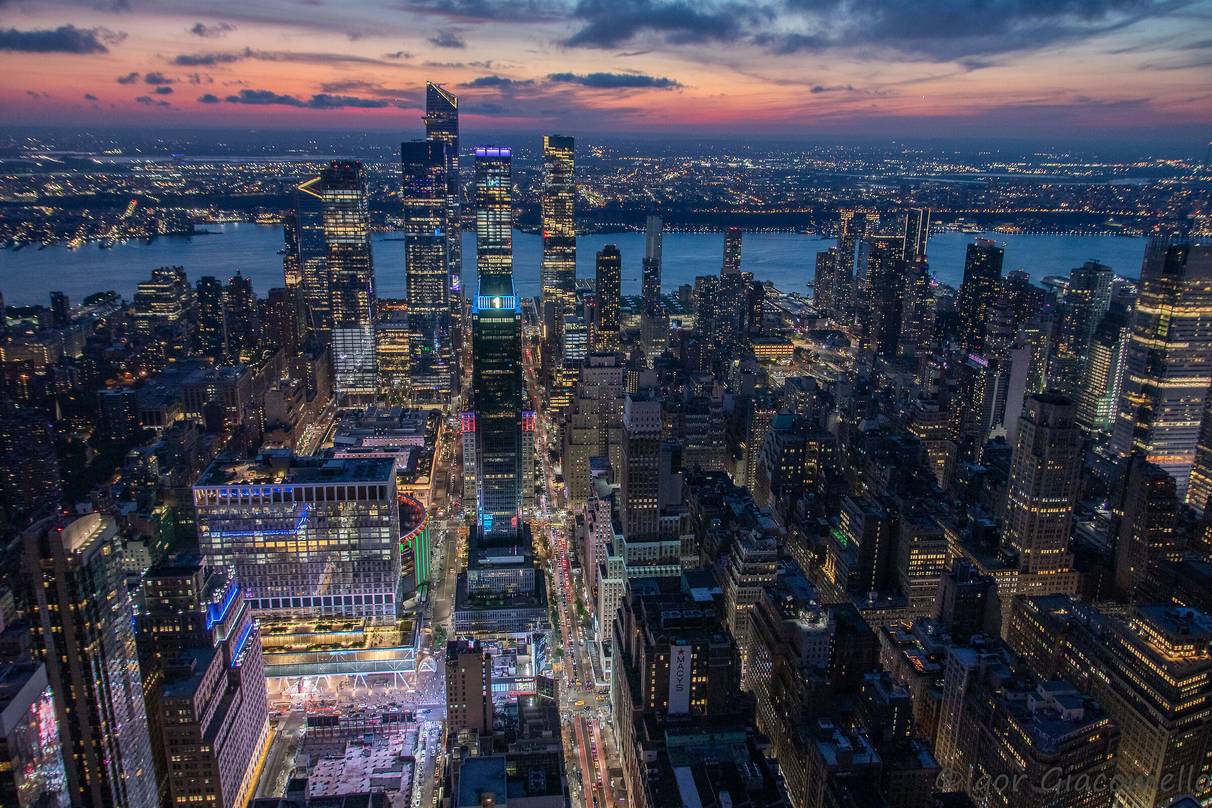 Sunset over Manhattan