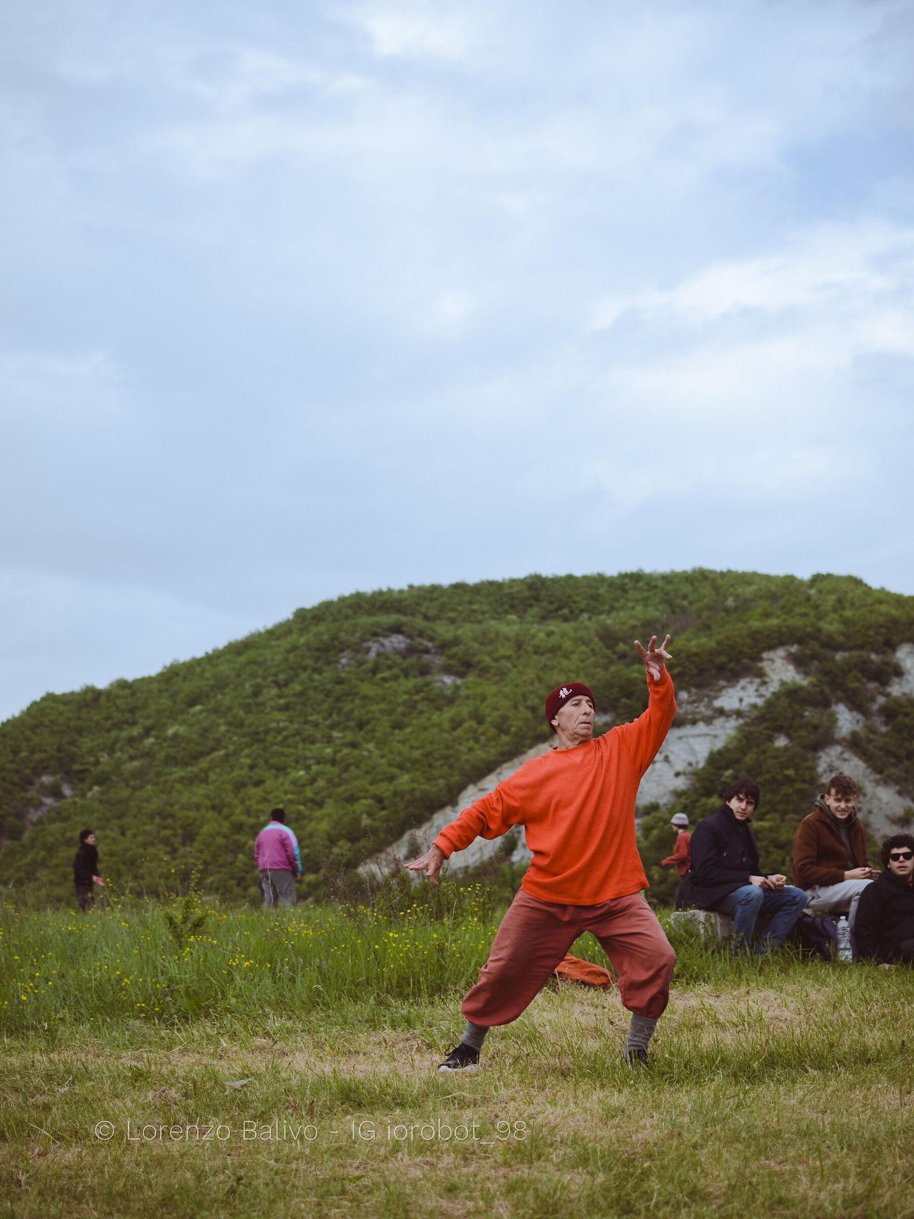 Thai Chi Master in Montesole, during April 25th