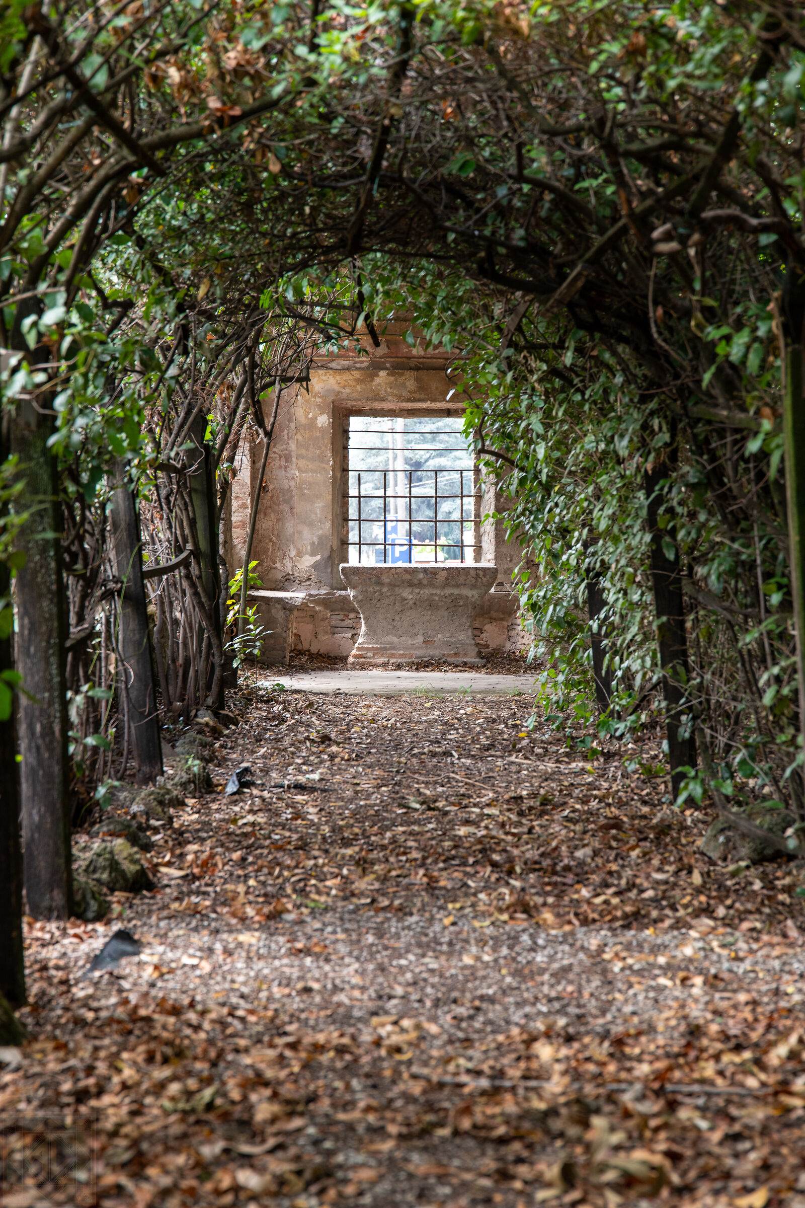 Castello Bufalini, the gardens