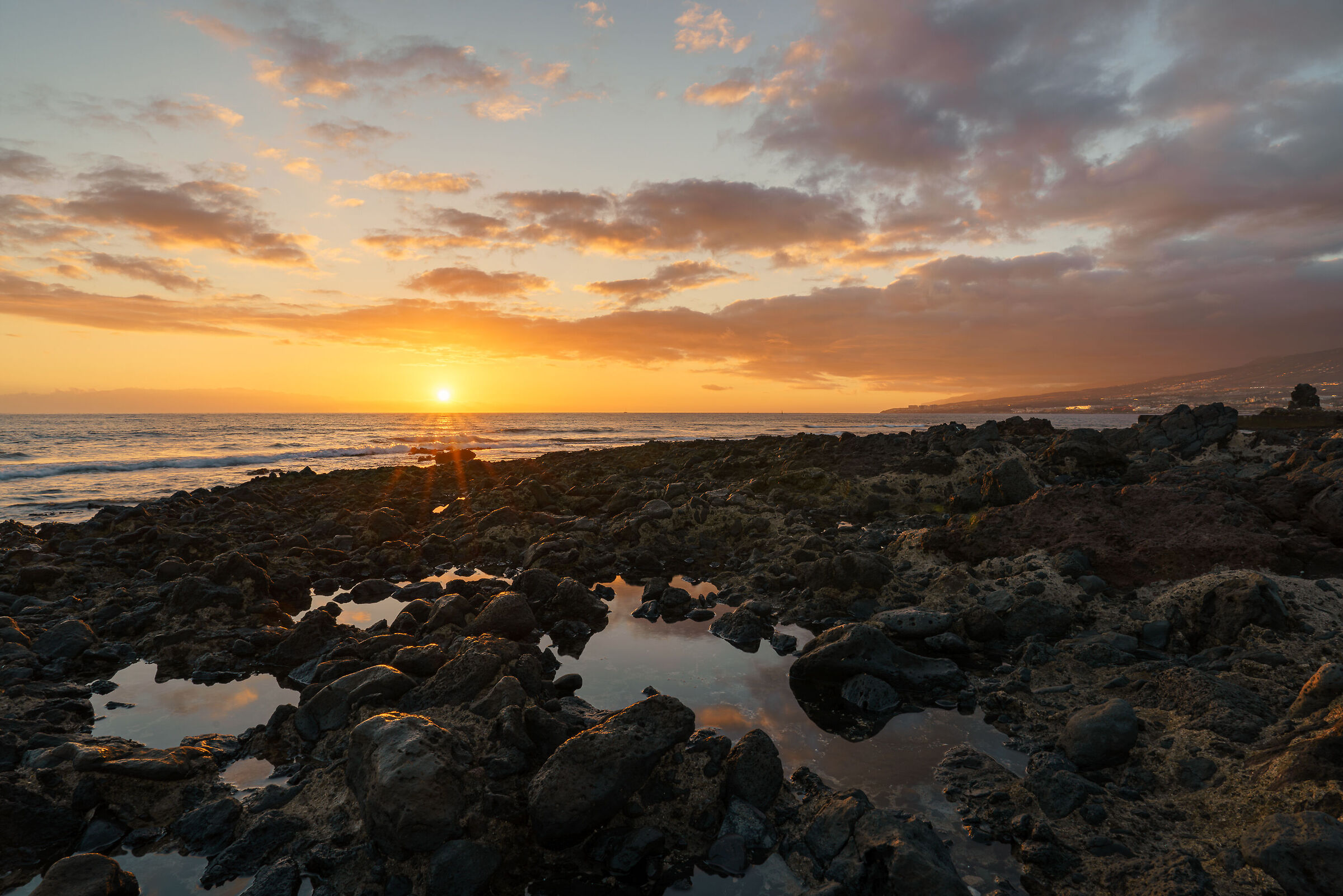 Sunset over Playa de Las Américas