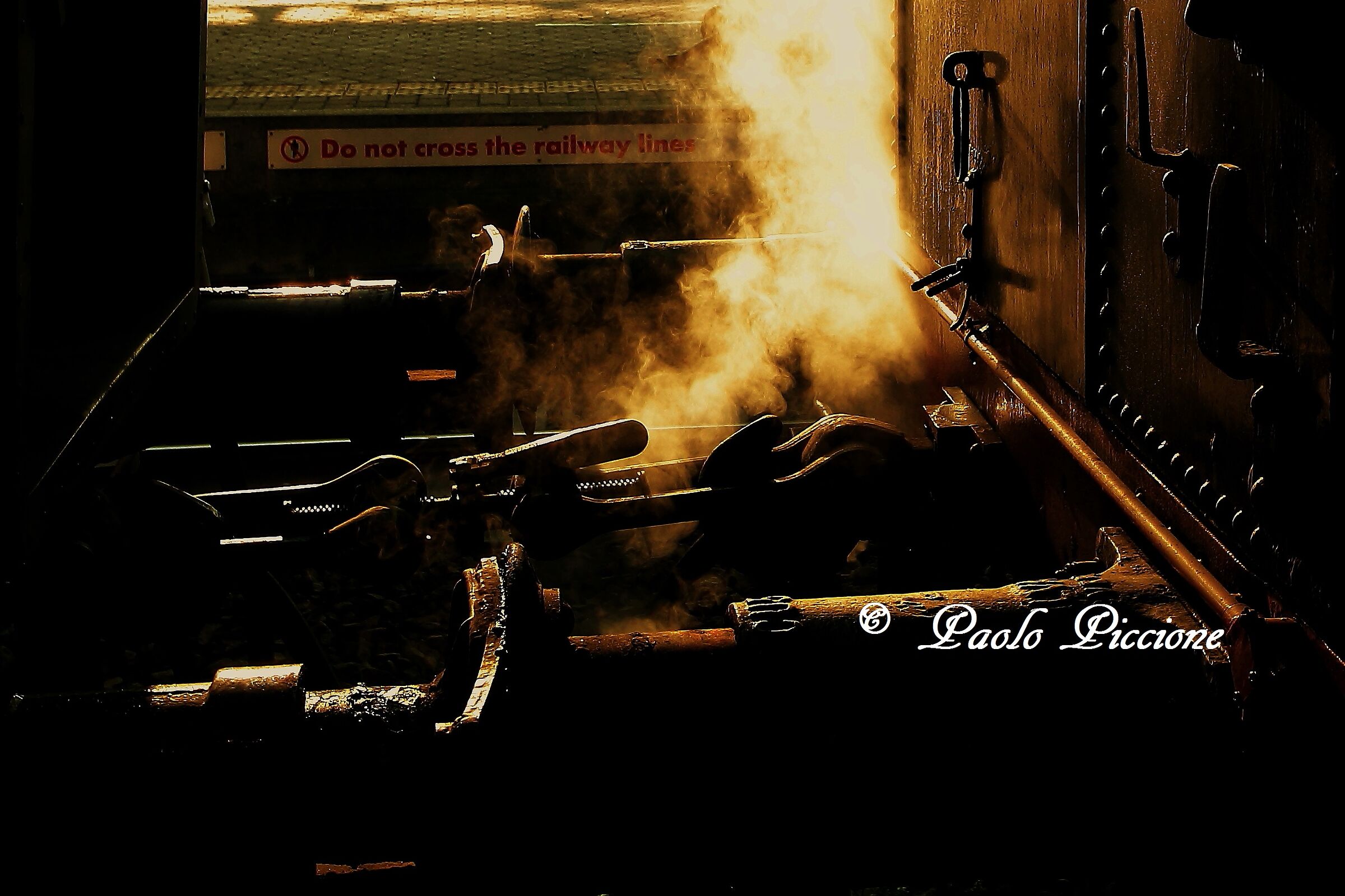 Steam locomotive, traction hitch