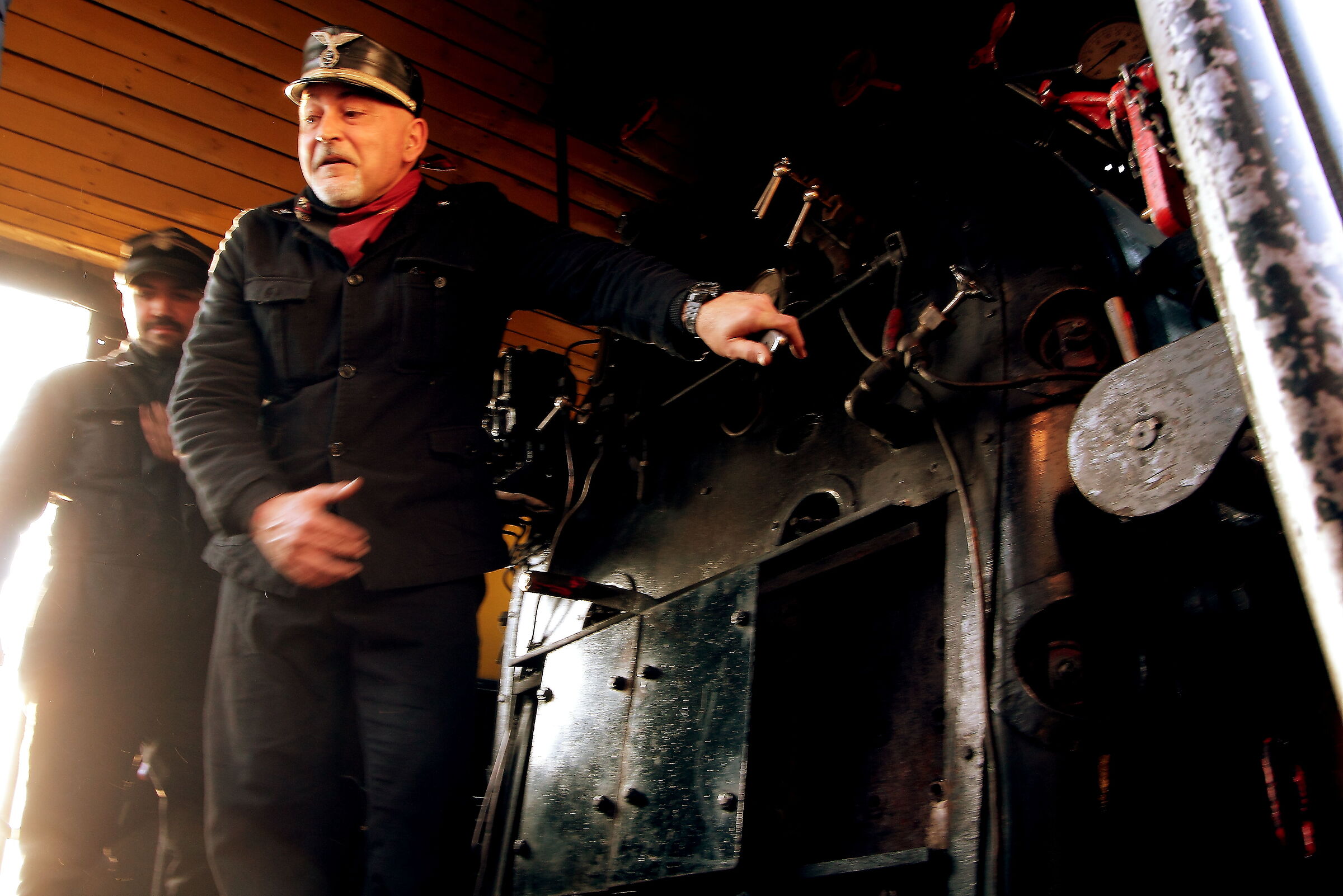 Machinists in service on steam locomotives