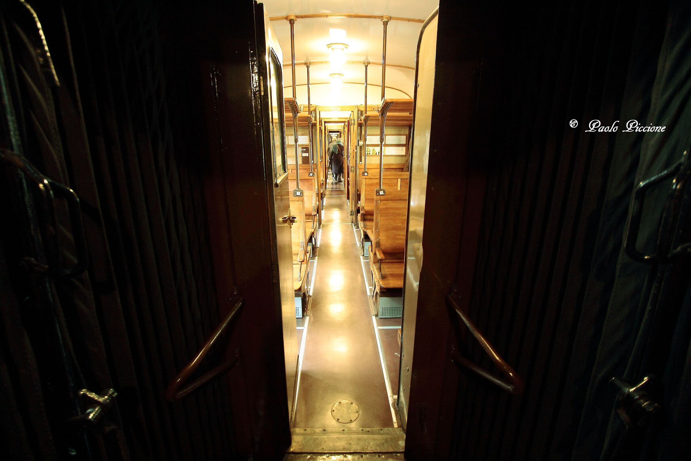 View from the intercom of the carriages