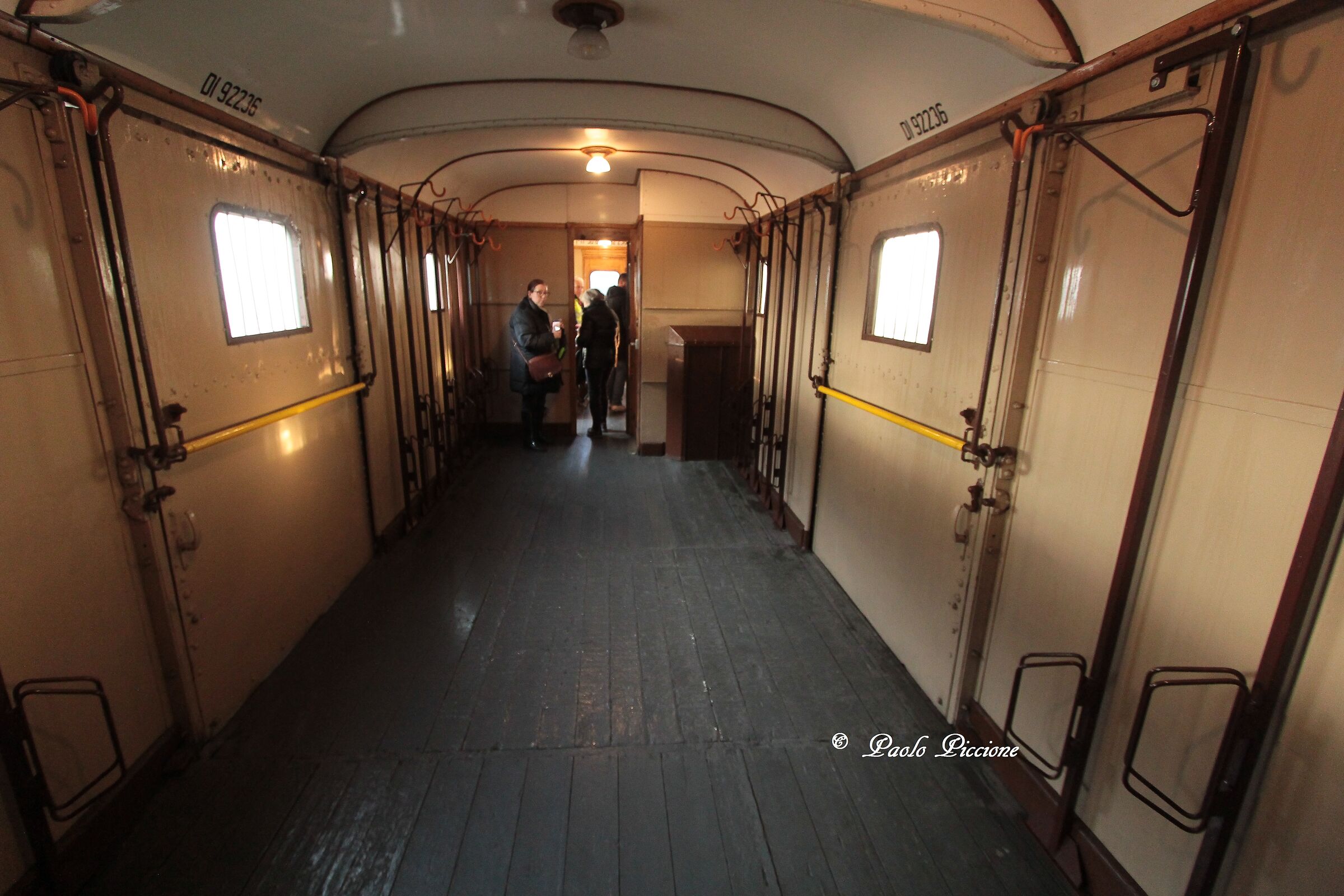 Interior of the post wagon