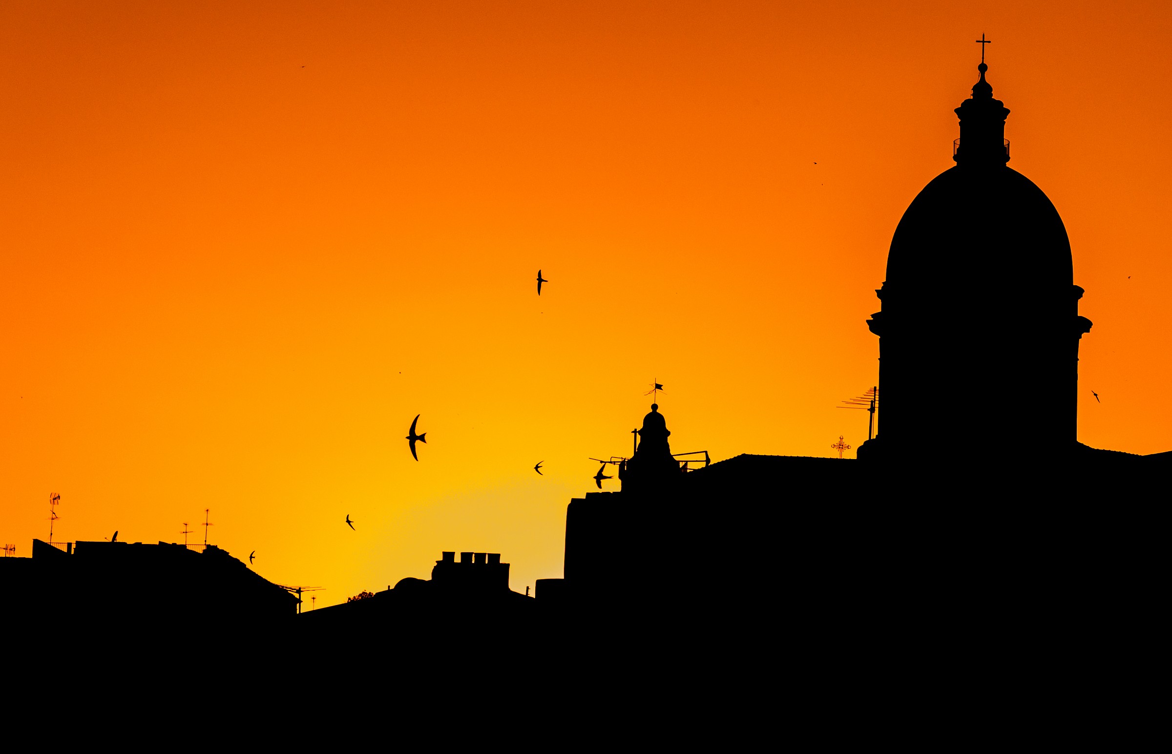 Red sky at night ...