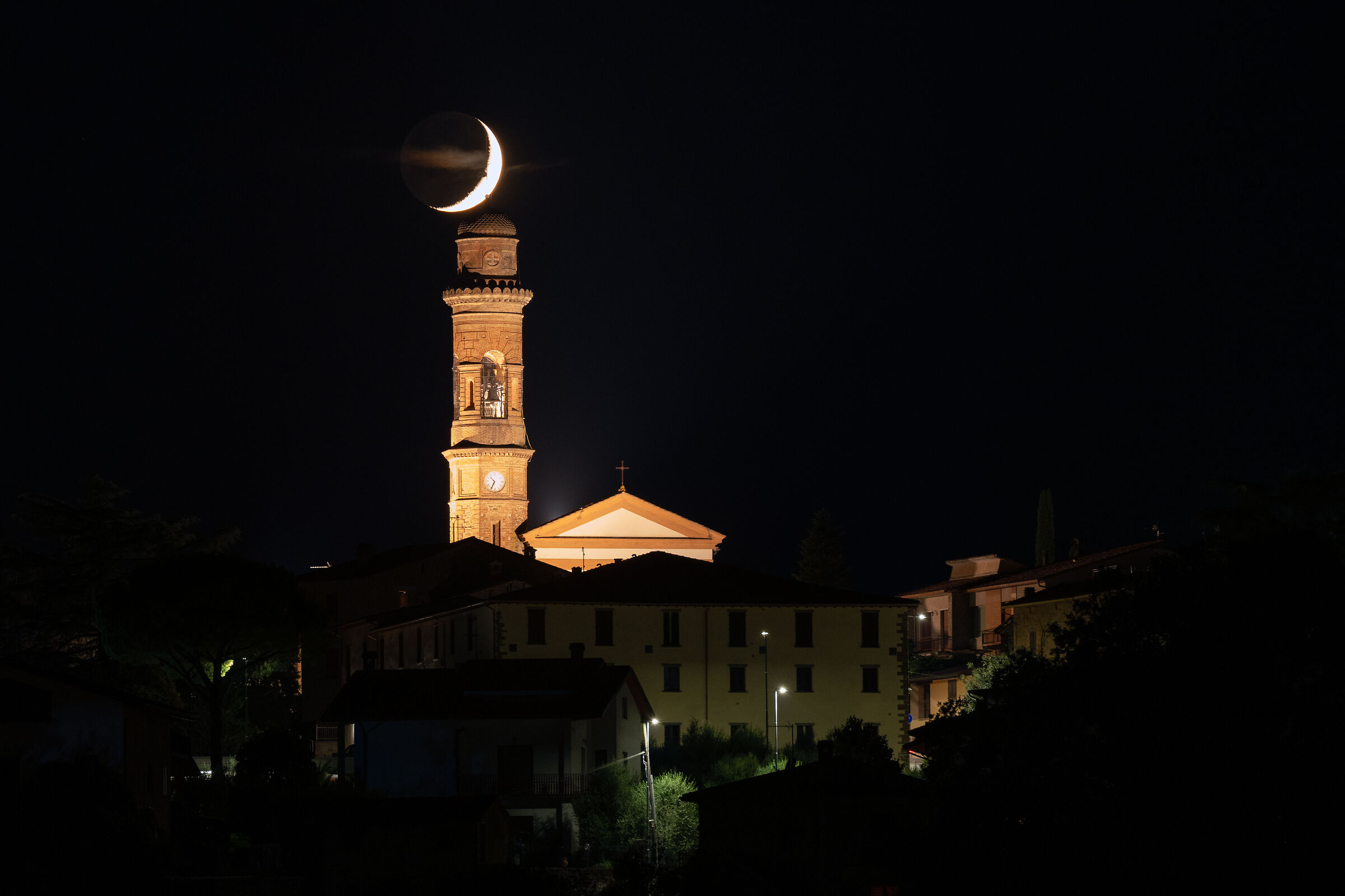 Crescente nella notte