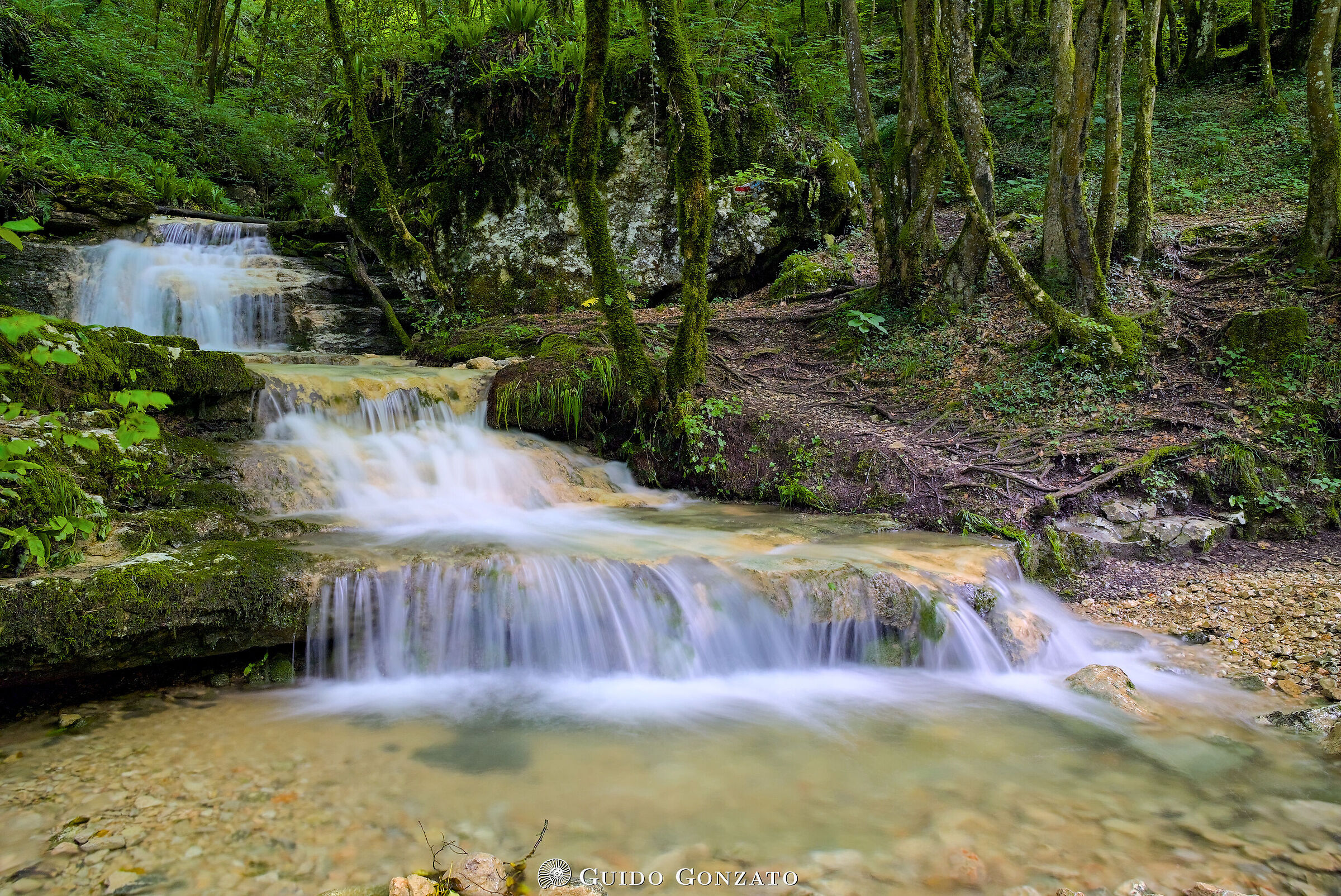 The arrival at Vajo della Marciora