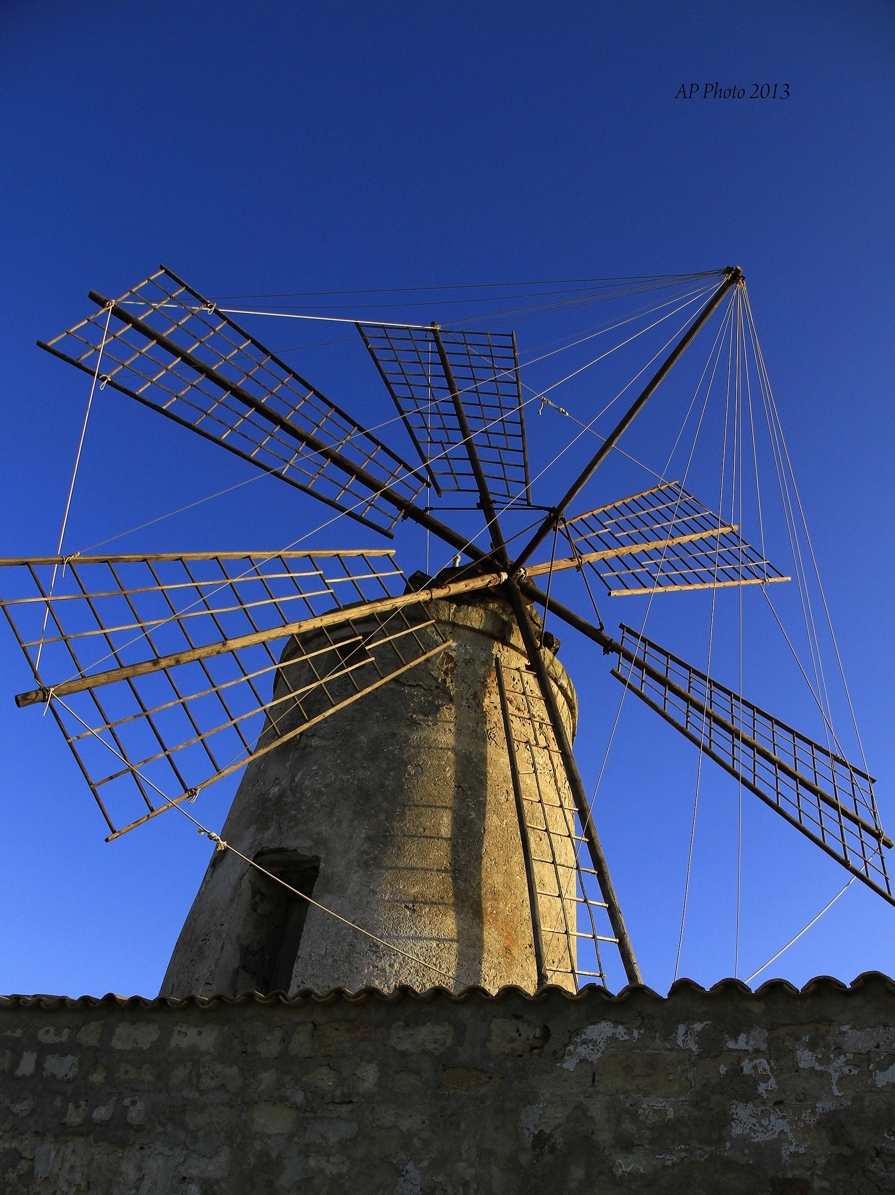 Trapani mill - Detail
