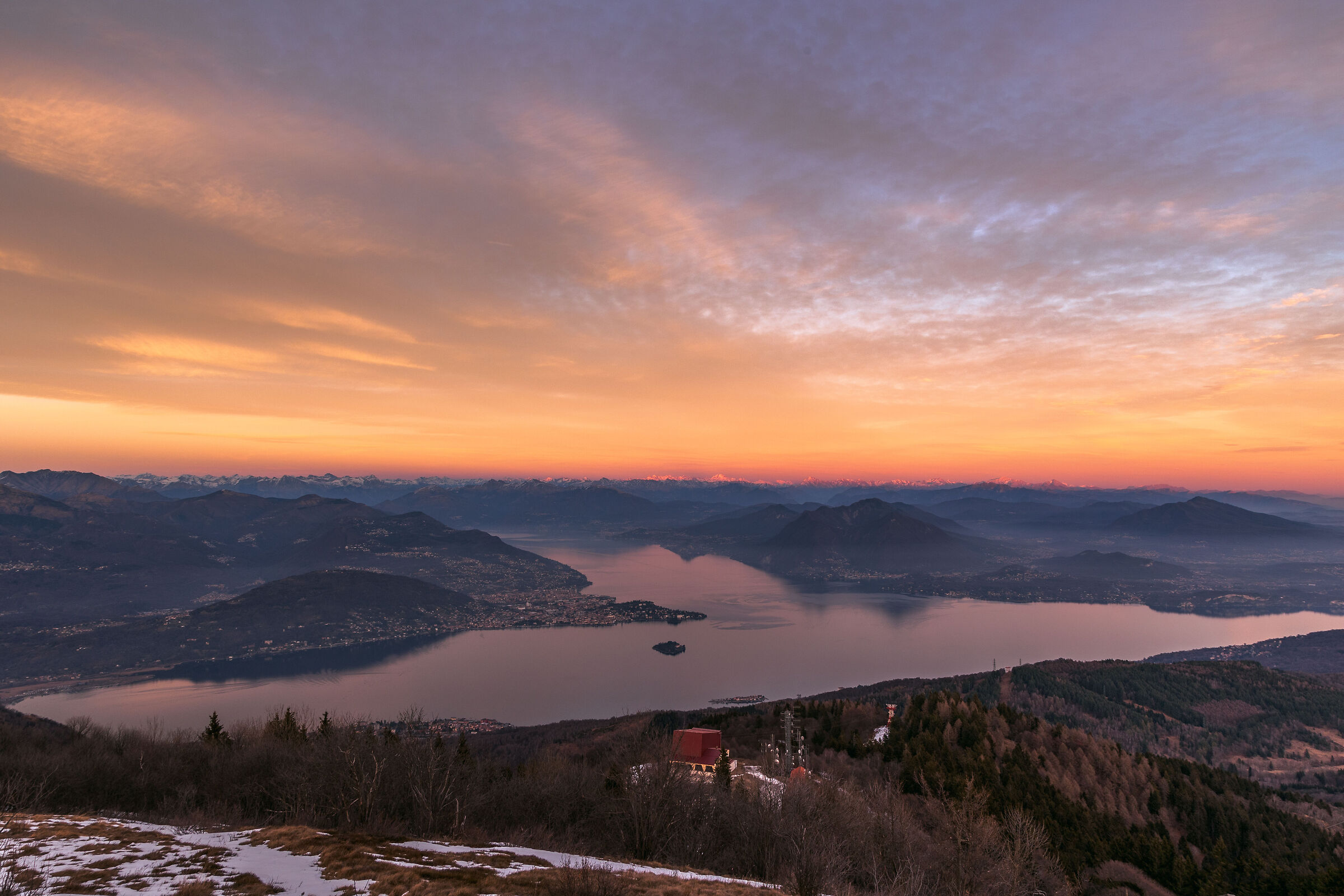 Tramonto al mottarone